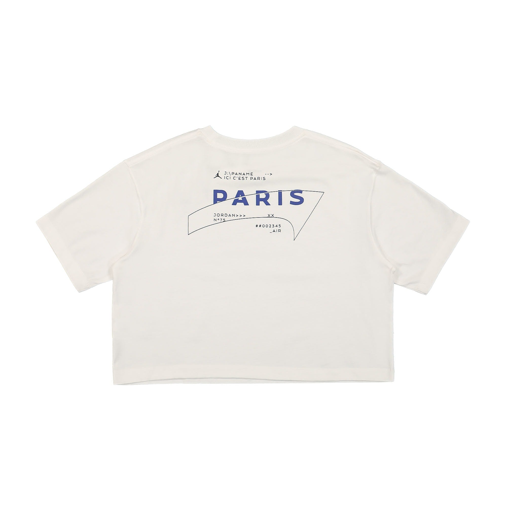 Jordan Paris Saint Germain x Wmns Air Jordan Boxy Graphic Tee White T-Shirts Material | Overkill