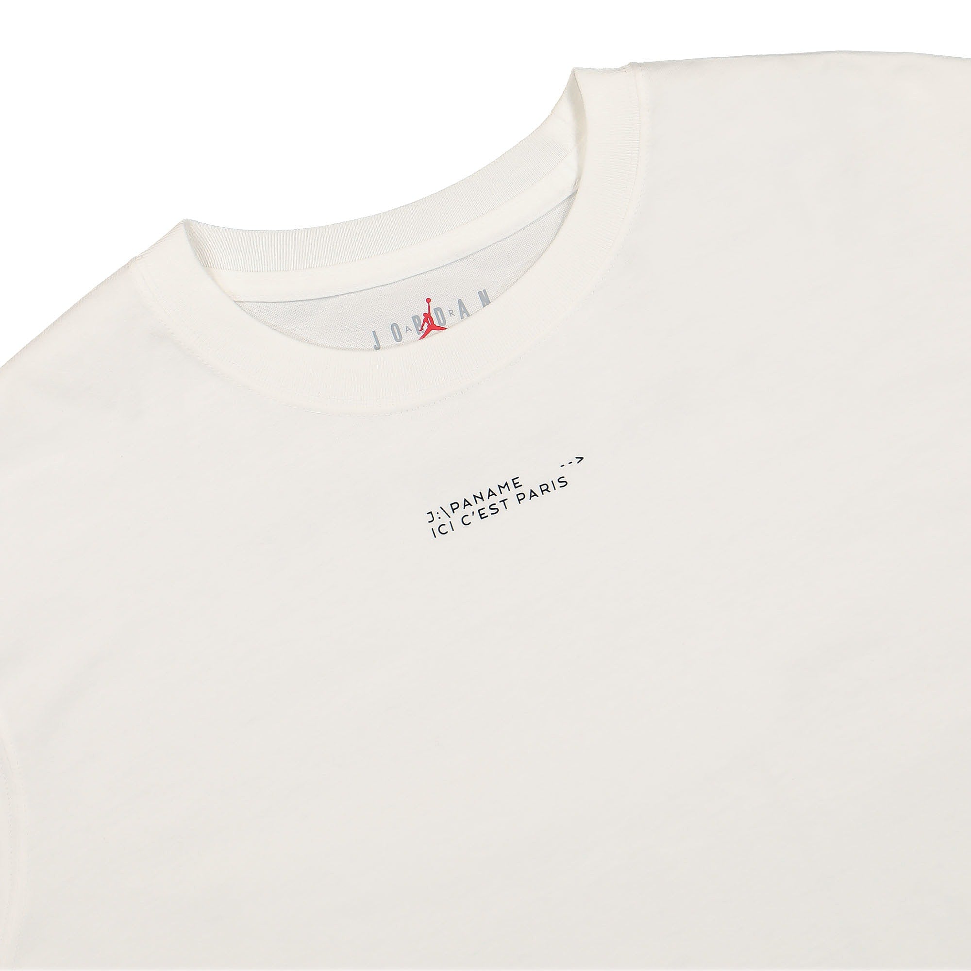 Jordan Paris Saint Germain x Wmns Air Jordan Boxy Graphic Tee White T-Shirts Close-up | Overkill