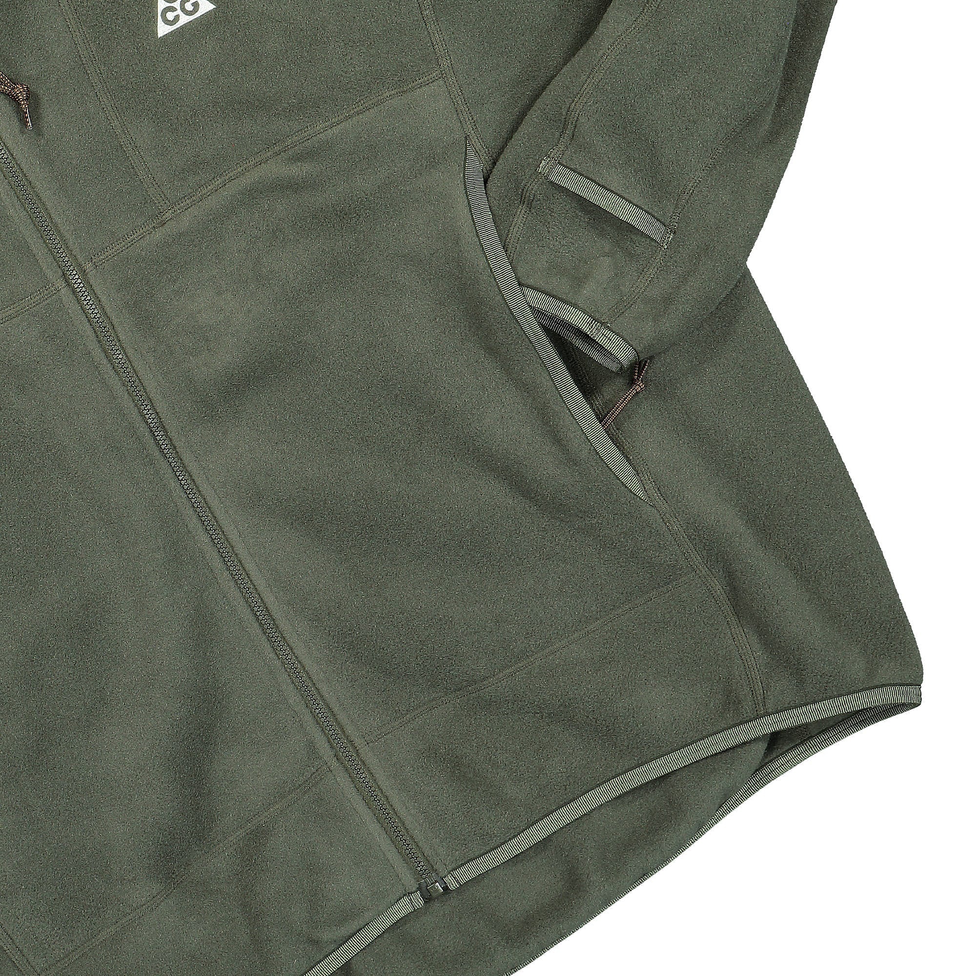 Nike NRG ACG THERMA-FIT Wolf Tree Fullzip Hoodie Cargo Khaki / Summit White Hoodies Detailfoto | Overkill