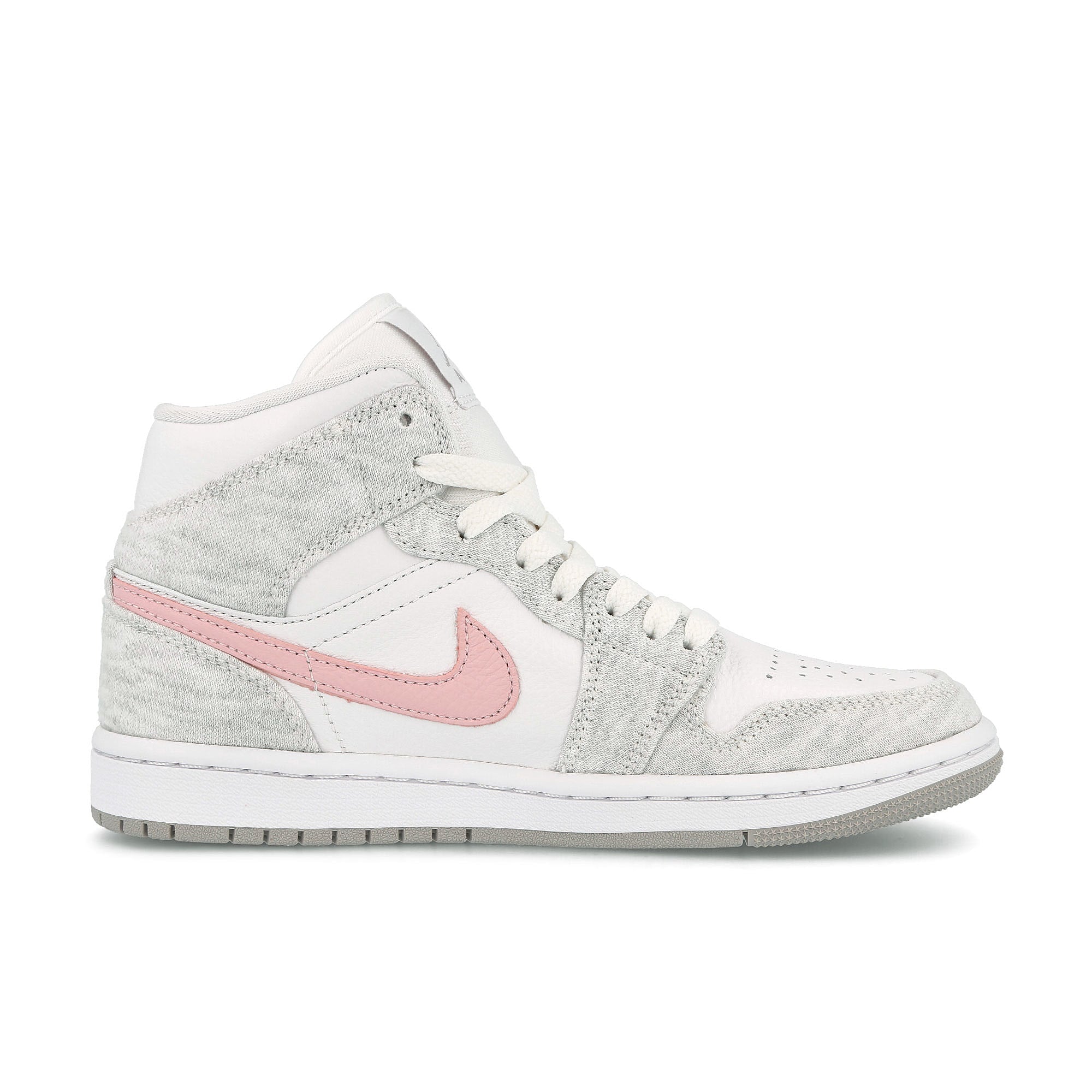 Jordan Wmns Air Jordan 1 Mid SE Light Iron Ore / Atmosphere - White   Material | Overkill