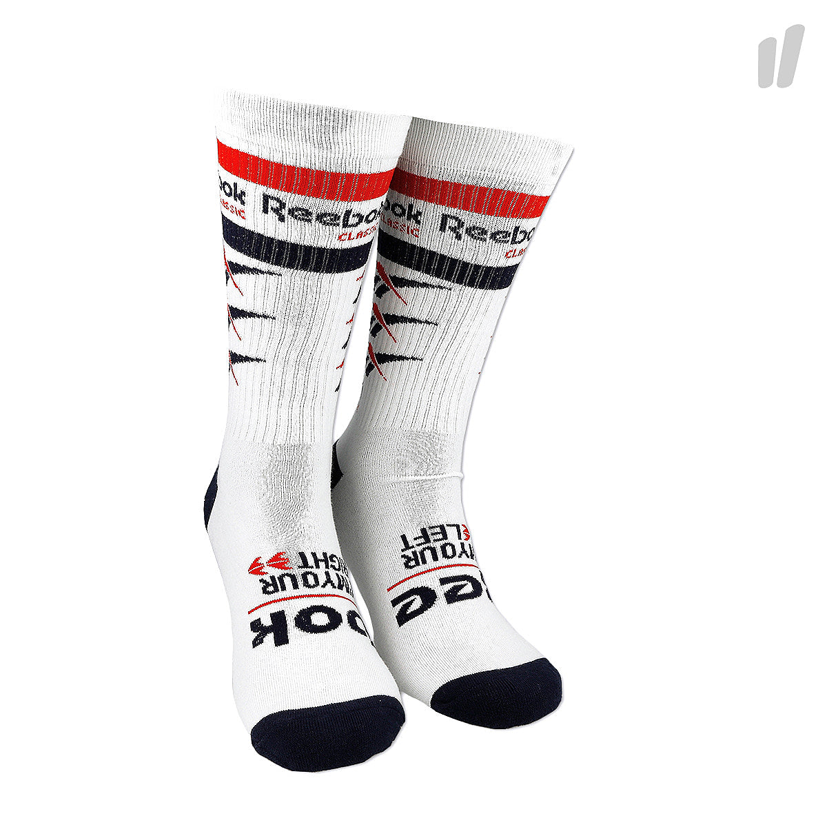 Reebok CL Vector Crew Sock White Sweatshirts DN6022 | Overkill