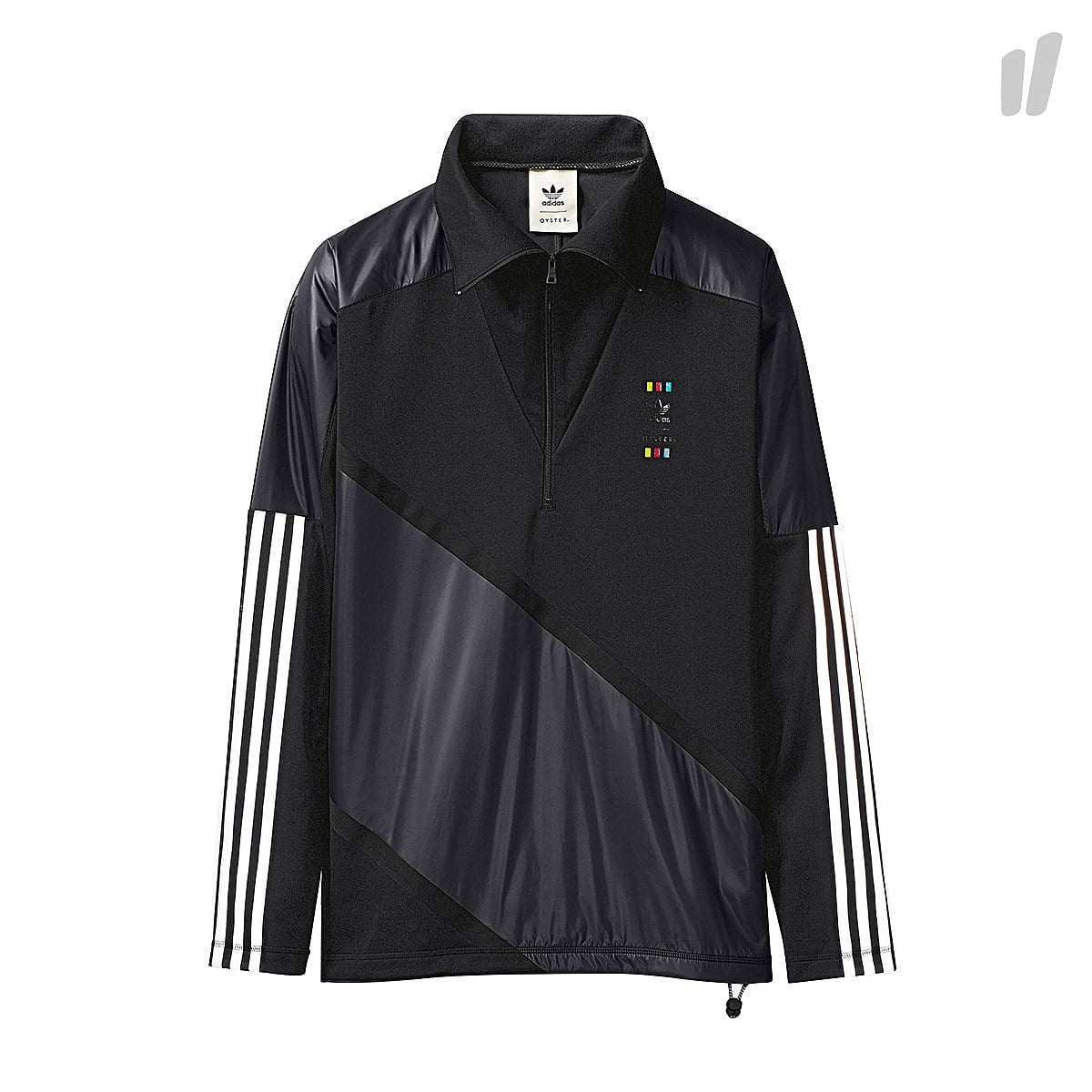adidas Oyster x adidas 72HR Crew Black Sweatshirts DN8078 | Overkill
