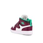 Jordan Air Jordan Sky Jordan 1 PS Dark Beetroot / Black - White - Roma Green  Close-up | Overkill