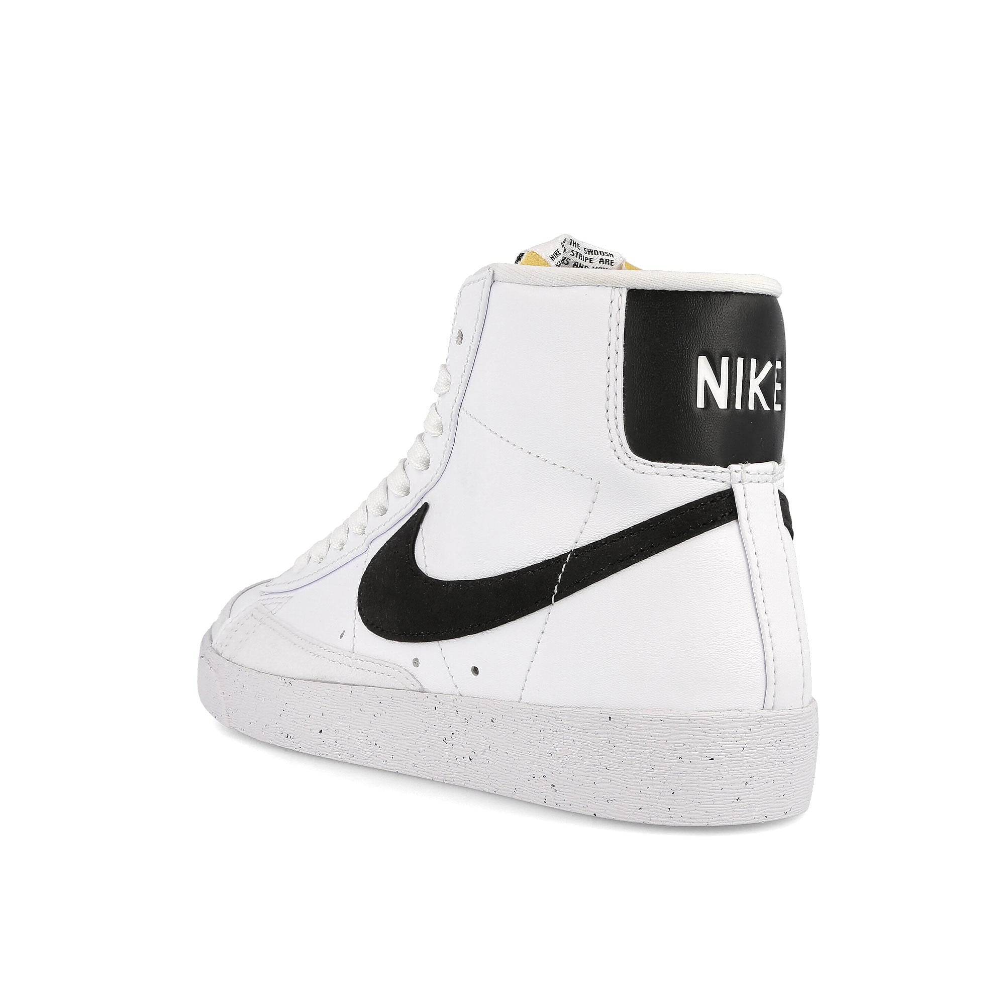 Nike wmns blazer mid 77 next nature White-Black Mid Top Sneakers  Material | Overkill