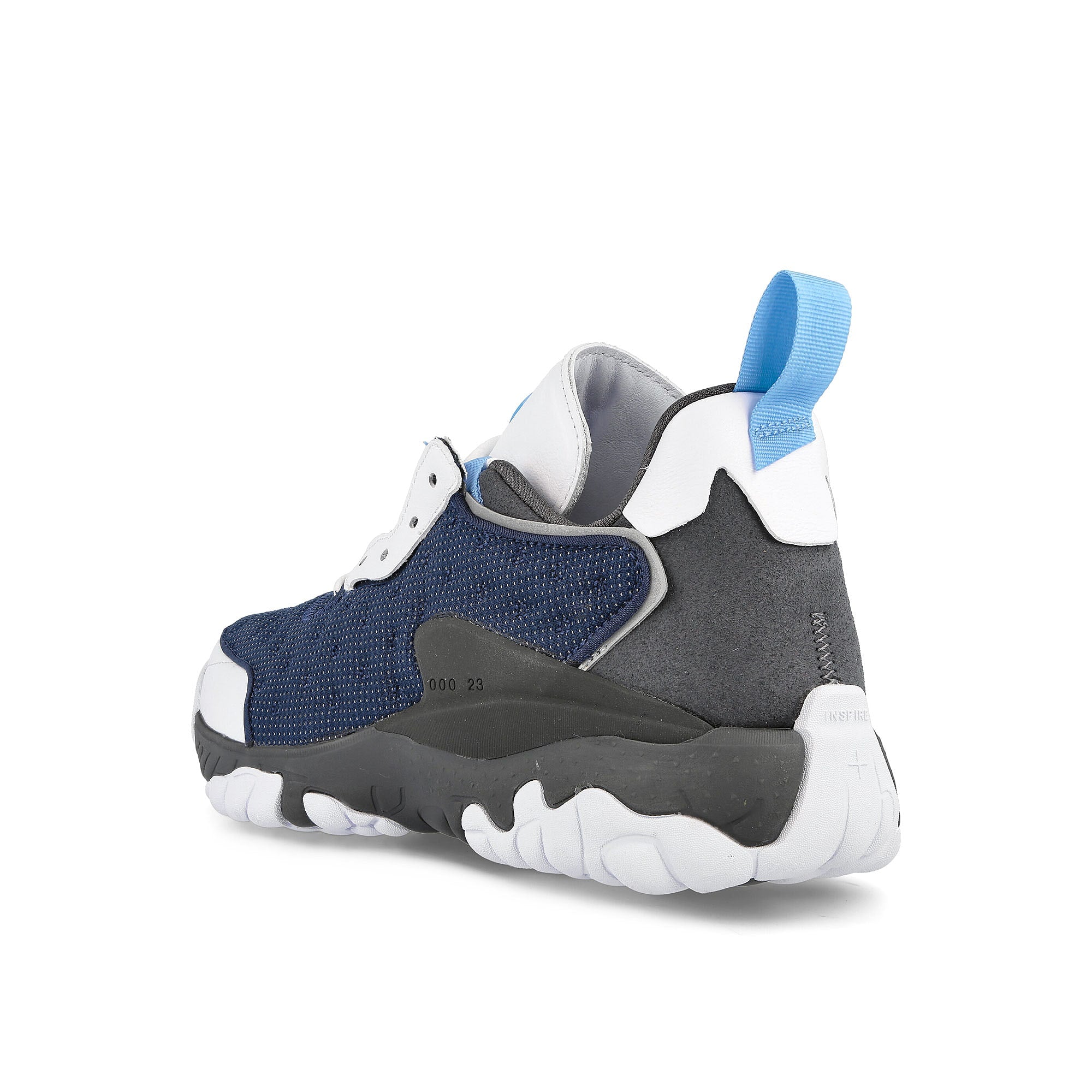 Jordan Clot x Air Jordan Delta 2 White / University Blue - Navy - Iron Grey Sneakers  Material | Overkill