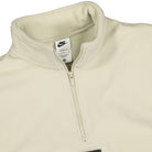 Nike NSW Therma-Fit Polar Fleece Quarter Zip Sweatshirt Light Stone / Black Sweatshirts Close-up | Overkill