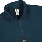 Nike NSW Therma-Fit Polar Fleece Quarter Zip Sweatshirt Armory Navy / Black Sweatshirts Close-up | Overkill