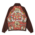 Jordan Maison Chateau Rouge x Air Jordan Woven Jacket Cinnamon / Sail Jackets Close-up | Overkill