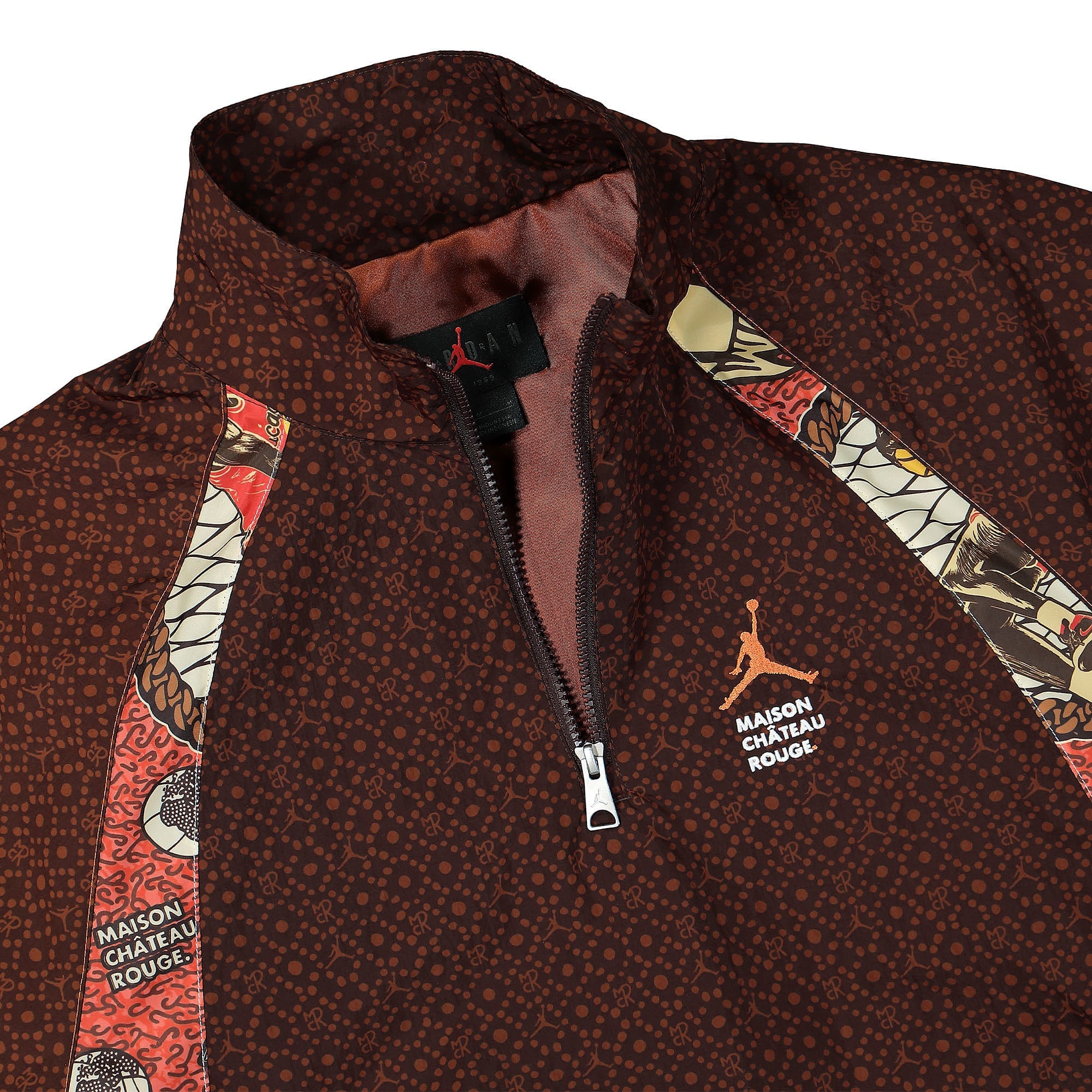 Jordan Maison Chateau Rouge x Air Jordan Woven Jacket Cinnamon / Sail Jackets Material | Overkill