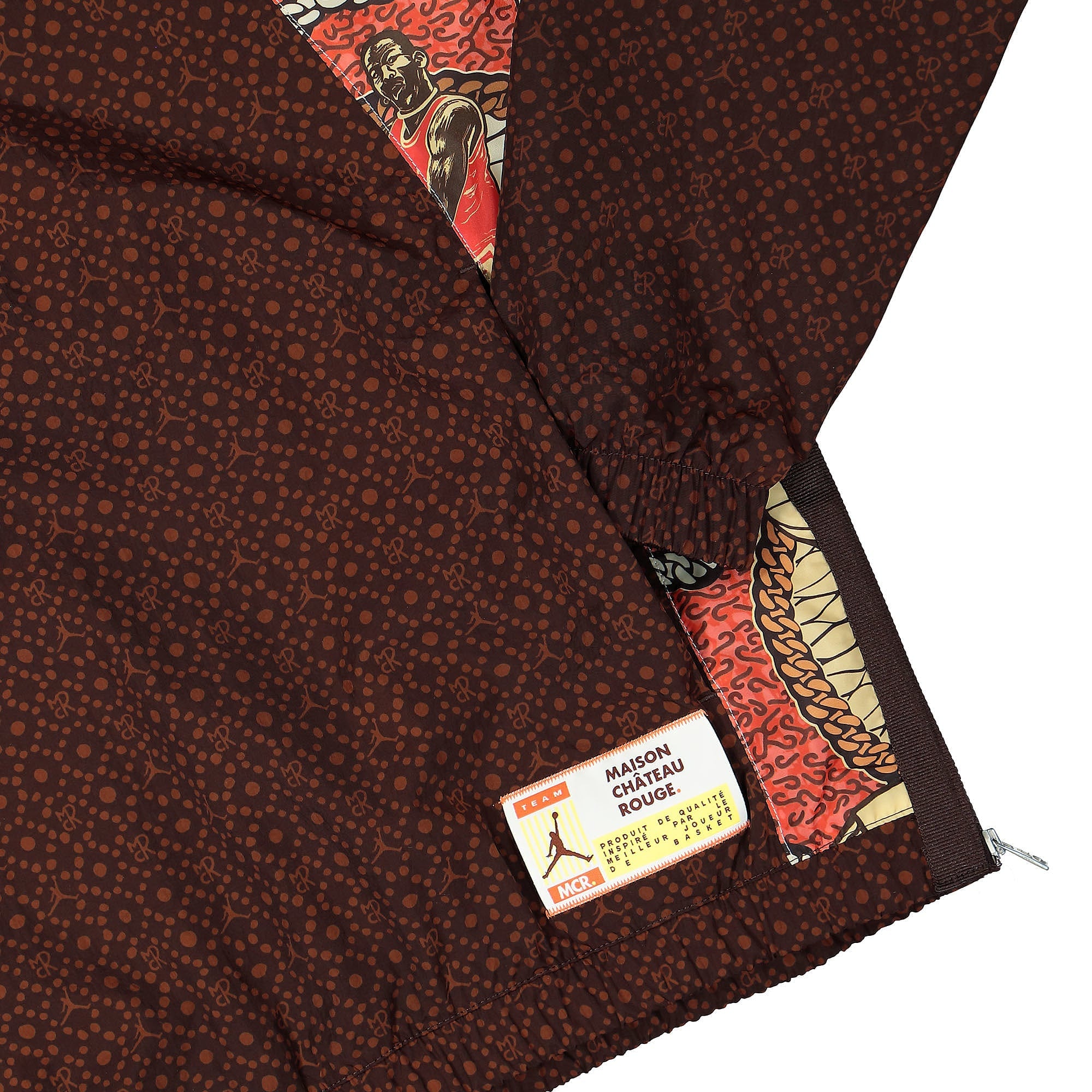 Jordan Maison Chateau Rouge x Air Jordan Woven Jacket Cinnamon / Sail Jackets Detailfoto | Overkill