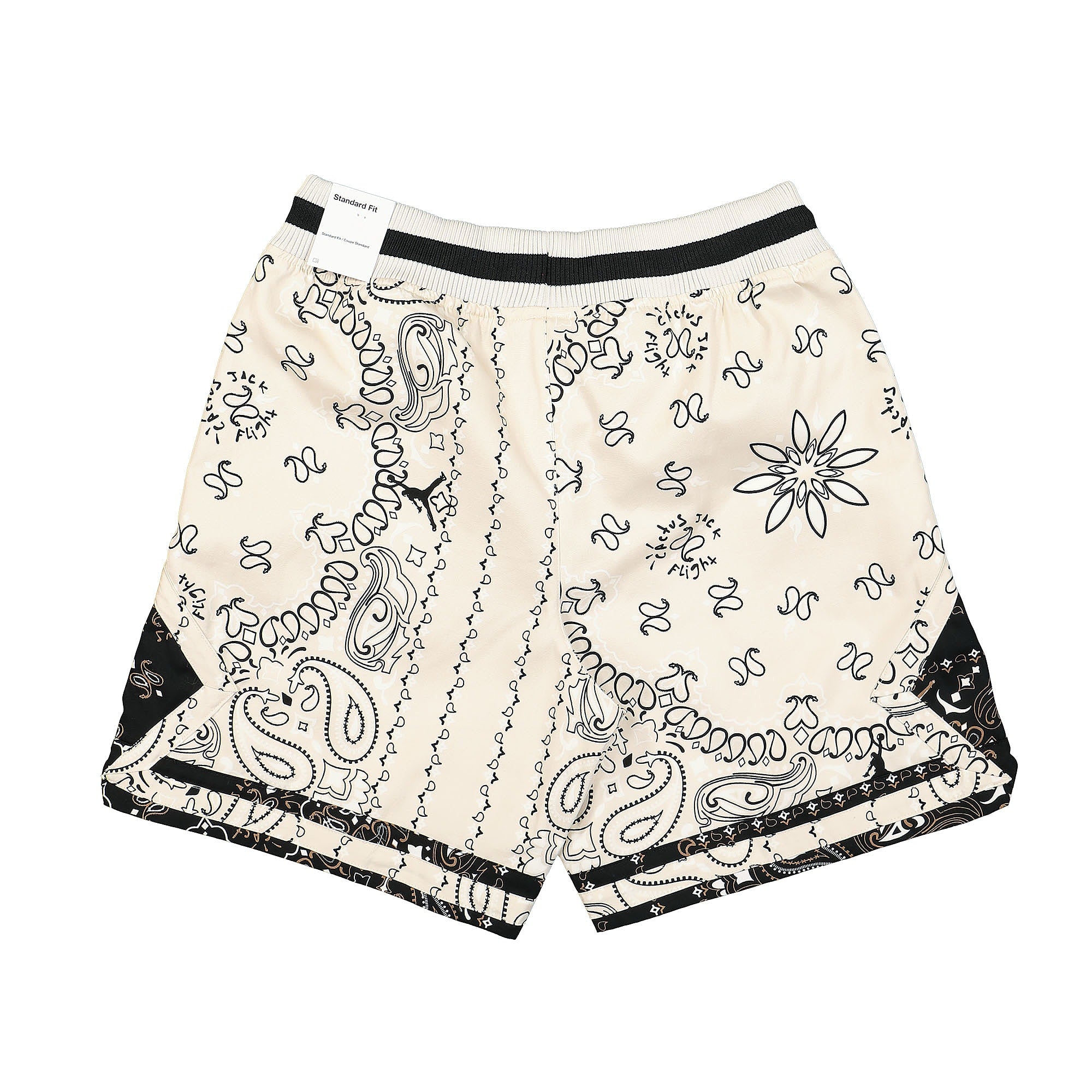 Jordan Travis Scott x Air Jordan Shorts Lt Orewood BRN / Black Shorts Material | Overkill