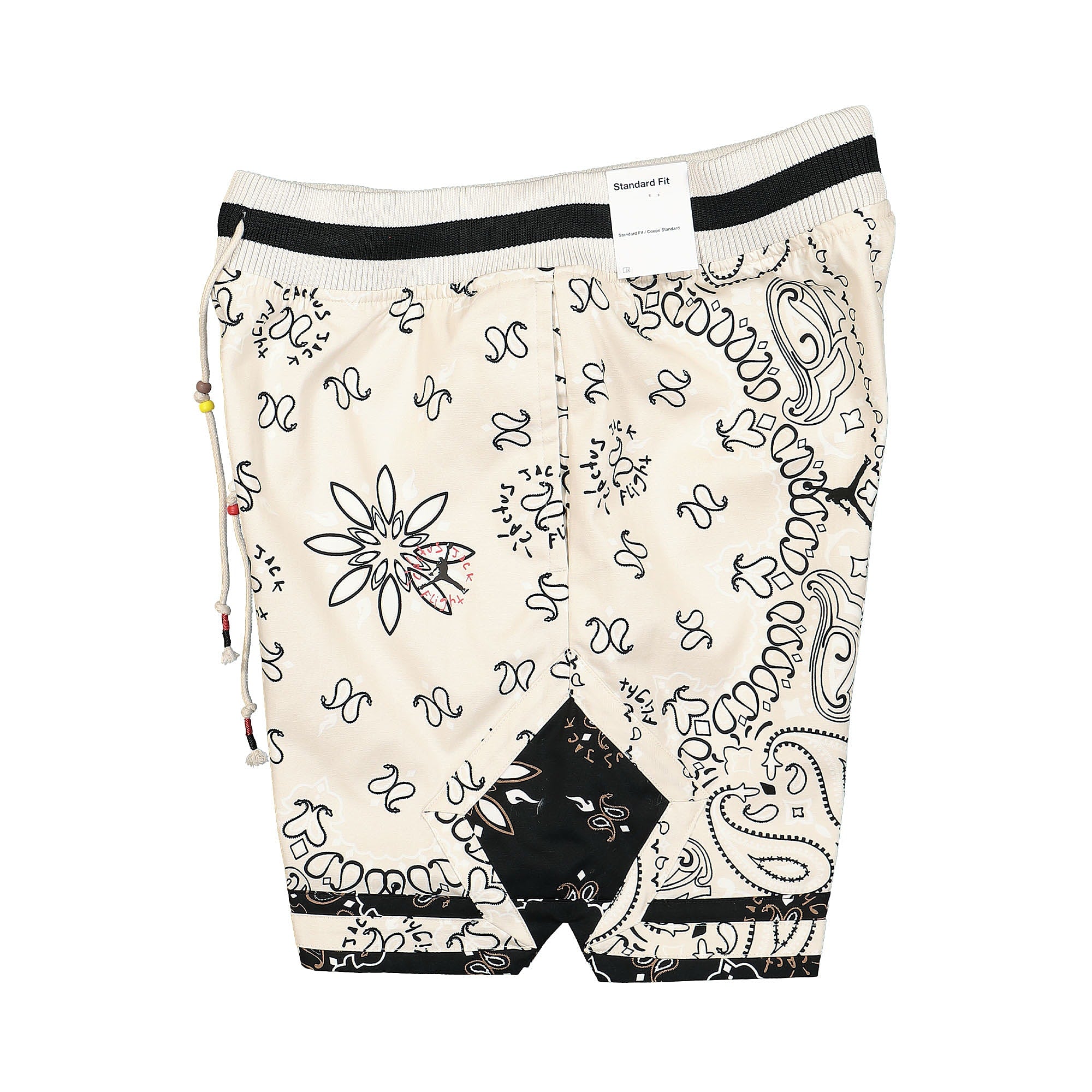 Jordan Travis Scott x Air Jordan Shorts Lt Orewood BRN / Black Shorts Close-up | Overkill