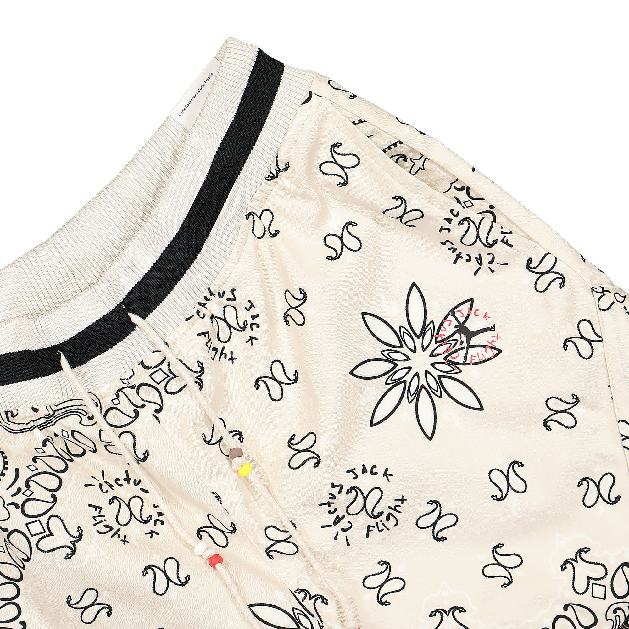 Jordan Travis Scott x Air Jordan Shorts Lt Orewood BRN / Black Shorts Detailfoto | Overkill