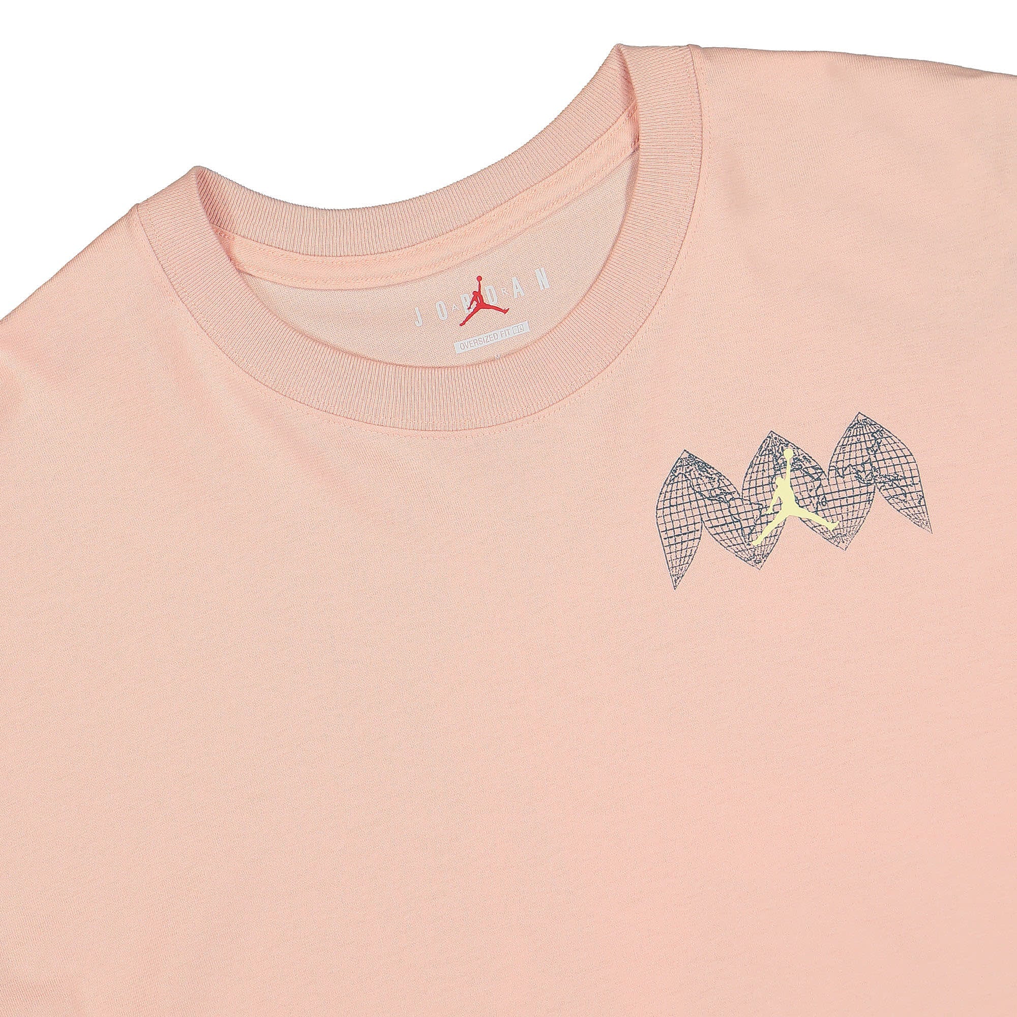 Jordan Wmns Air Jordan Heritage Oversize GFX Tee Arctic Orange T-Shirts Close-up | Overkill