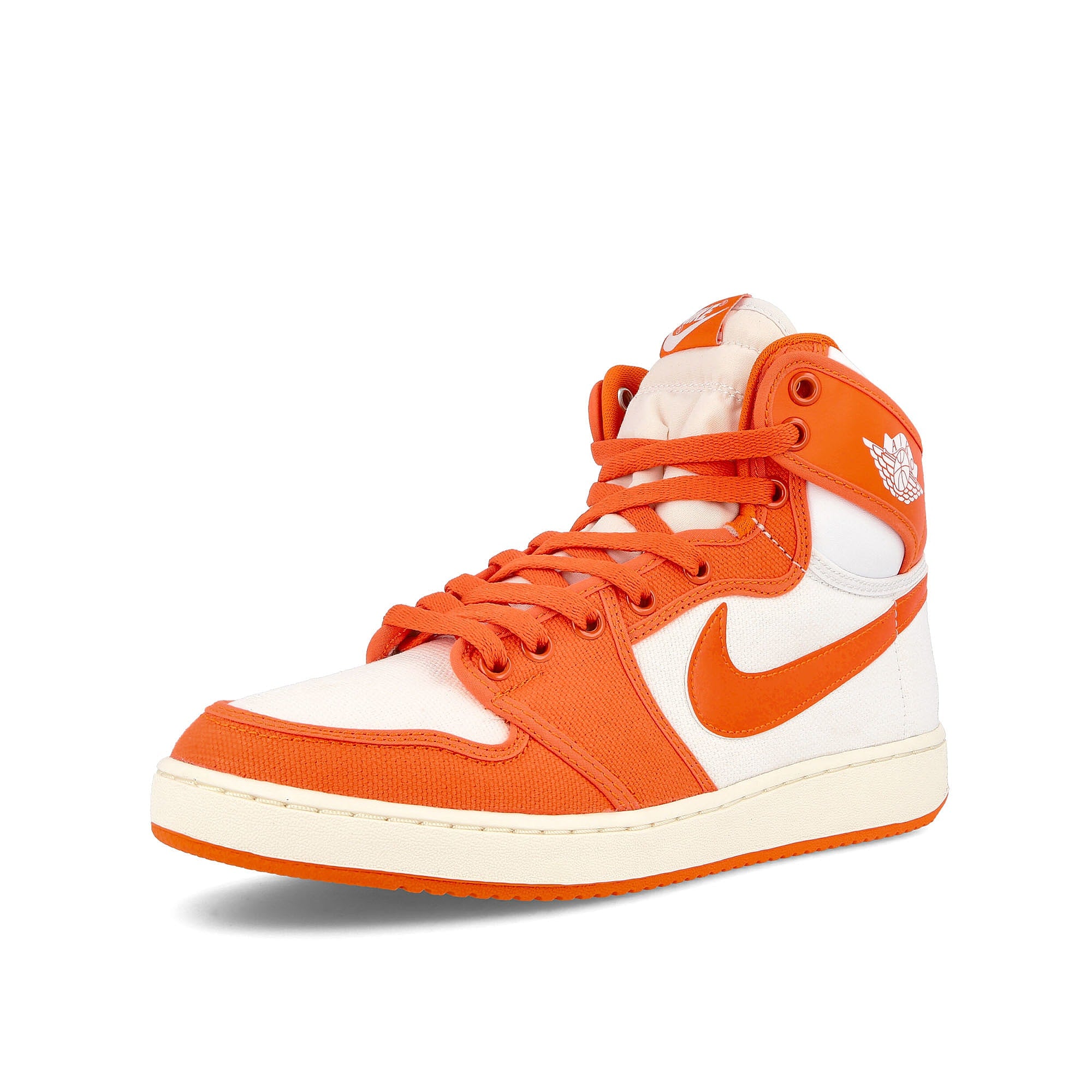 Jordan Air Jordan 1 KO Rush Orange / White - Sail High Top Sneakers  Close Up | Overkill