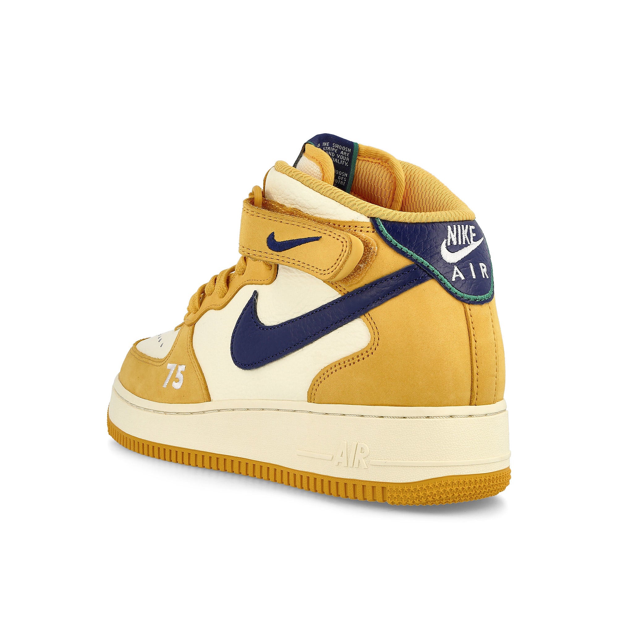Nike air force 1 mid Pollen-Blue Void - Cashmere - Green Noise Mid Top Sneakers  Material | Overkill