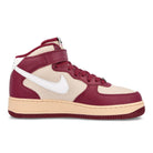 Nike air force 1 mid Team Red-White - Pearl White - Black Mid Top Sneakers  Silhouette | Overkill