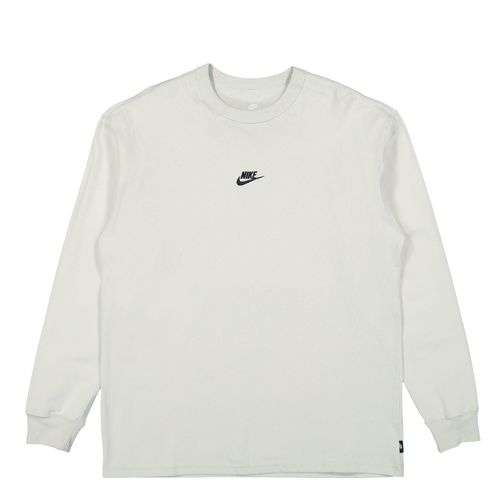 Nike NSW Premium Essentials Long Sleeve Tee Light Bone / Black Longsleeves DO7390 072 | Overkill