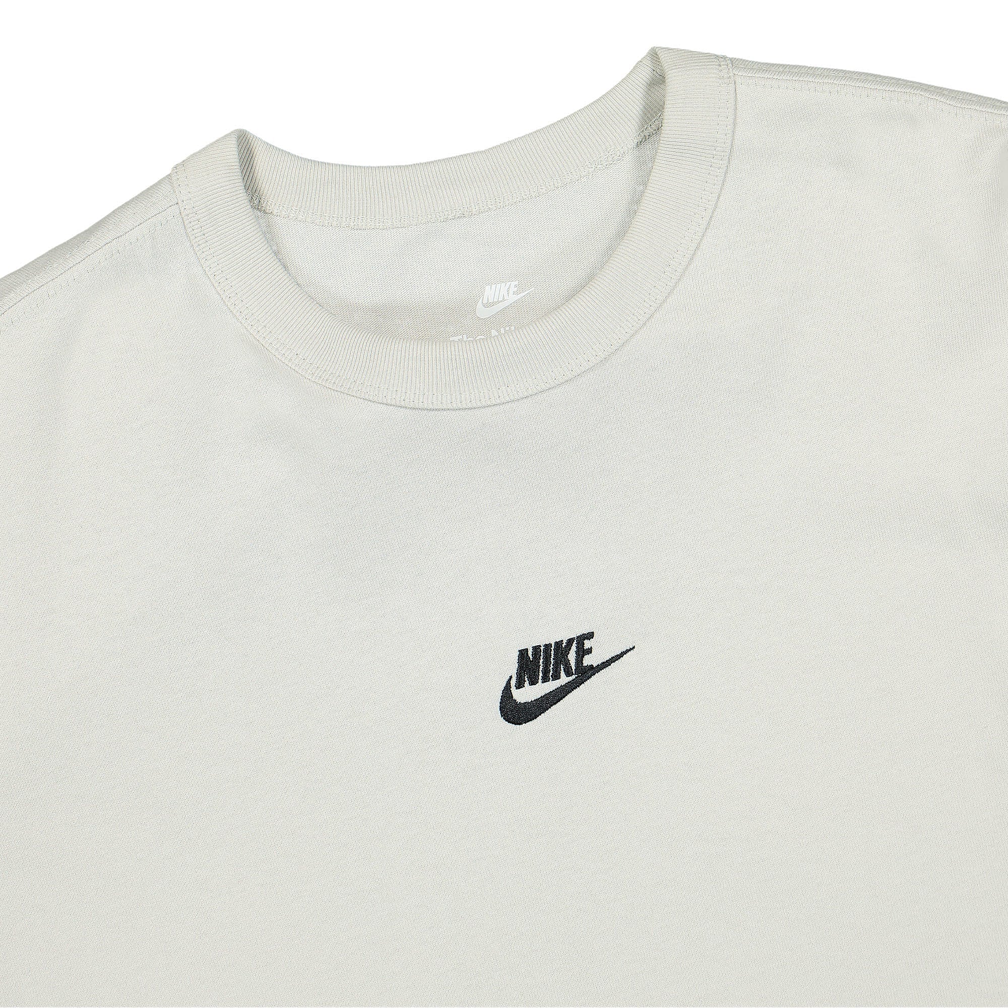 Nike NSW Premium Essentials Long Sleeve Tee Light Bone / Black Longsleeves Close-up | Overkill