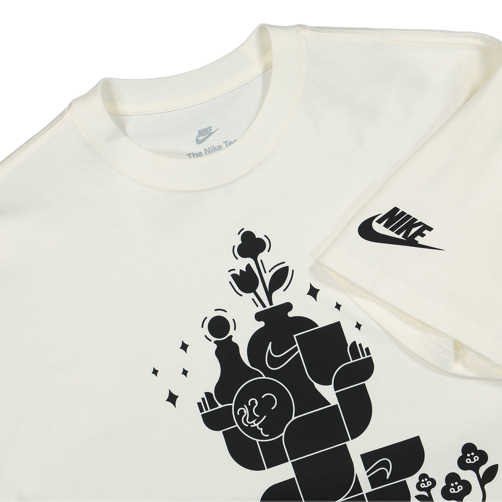 Nike NSW Sustainability M2Z Open Tee Sail T-Shirts Close-up | Overkill