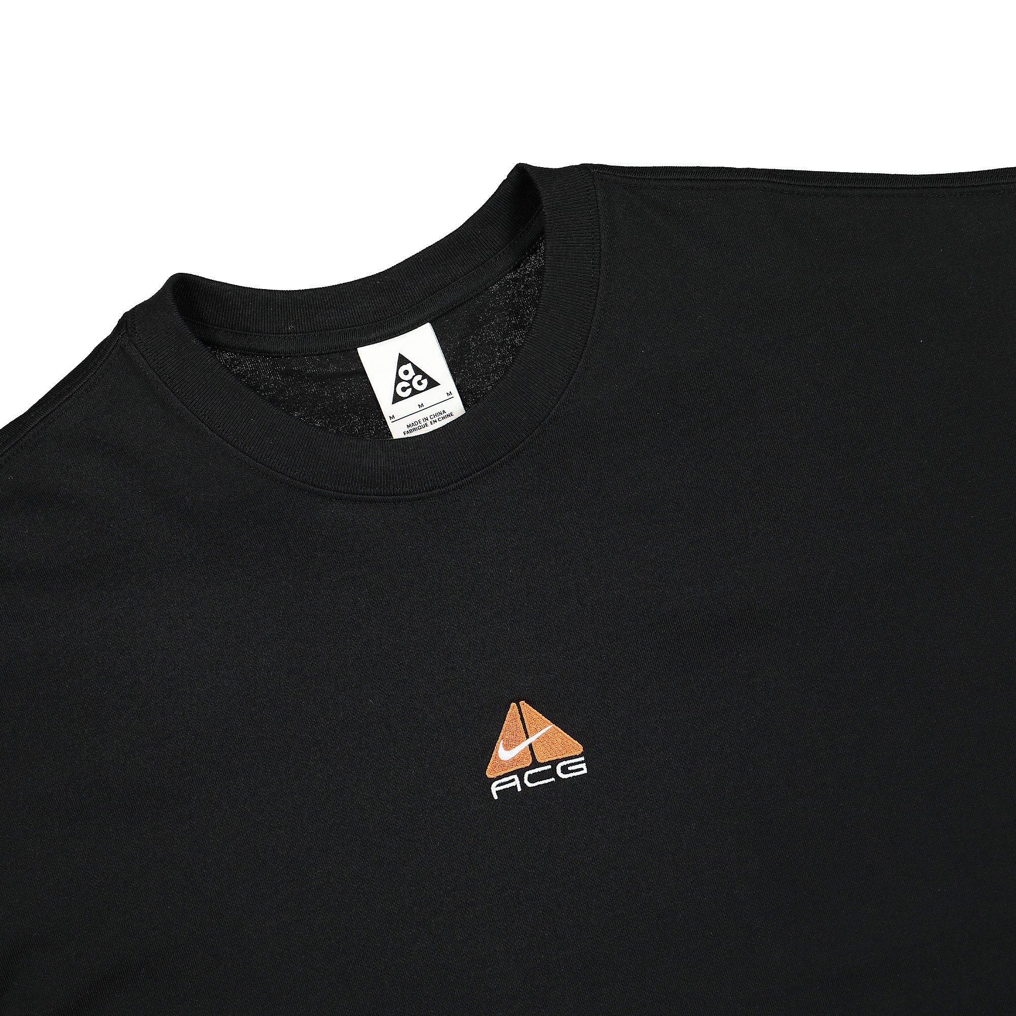 Nike NRG ACG Tee Black T-Shirts Close-up | Overkill