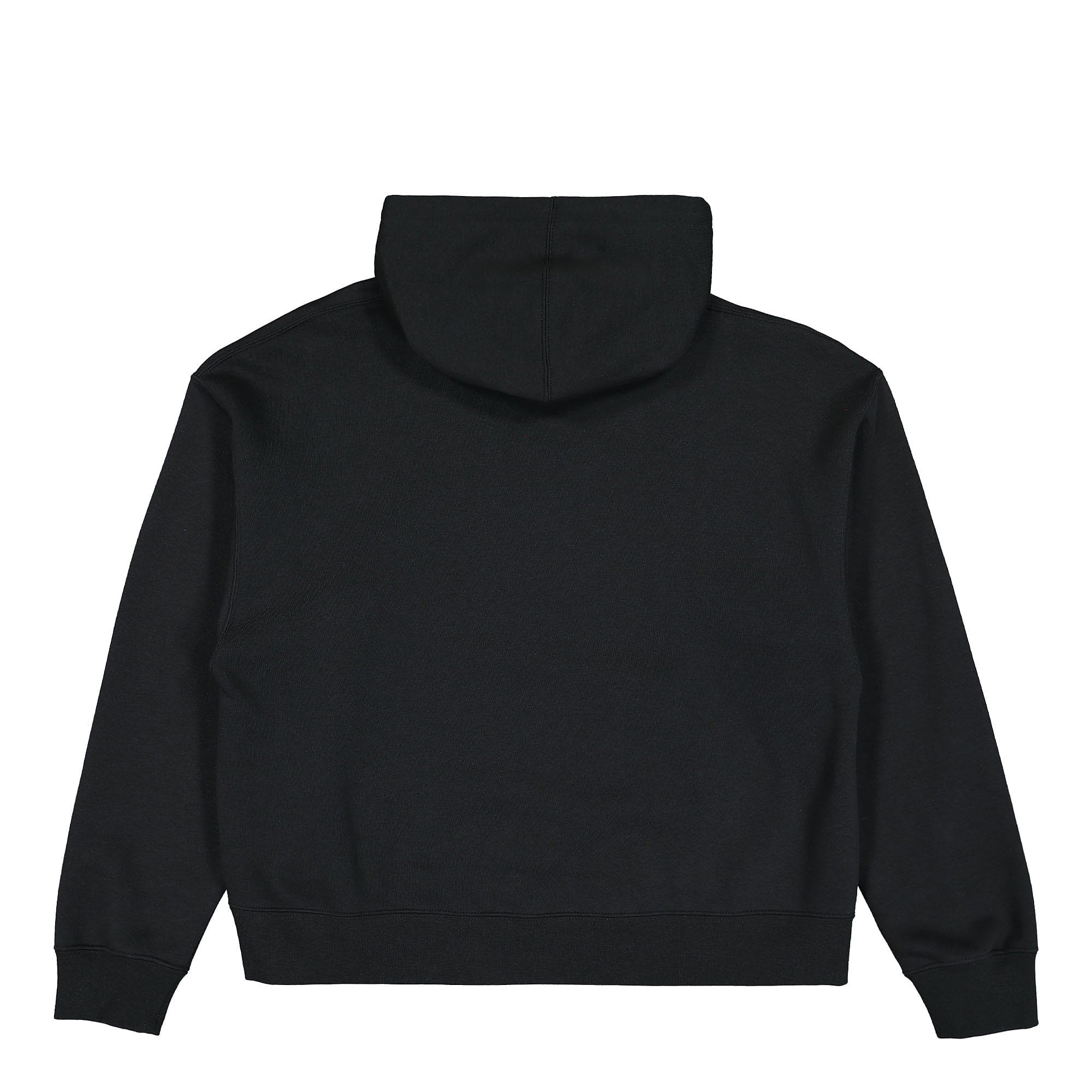Jordan W Brooklyn Fleece Hoodie Black / White Hoodies Material | Overkill