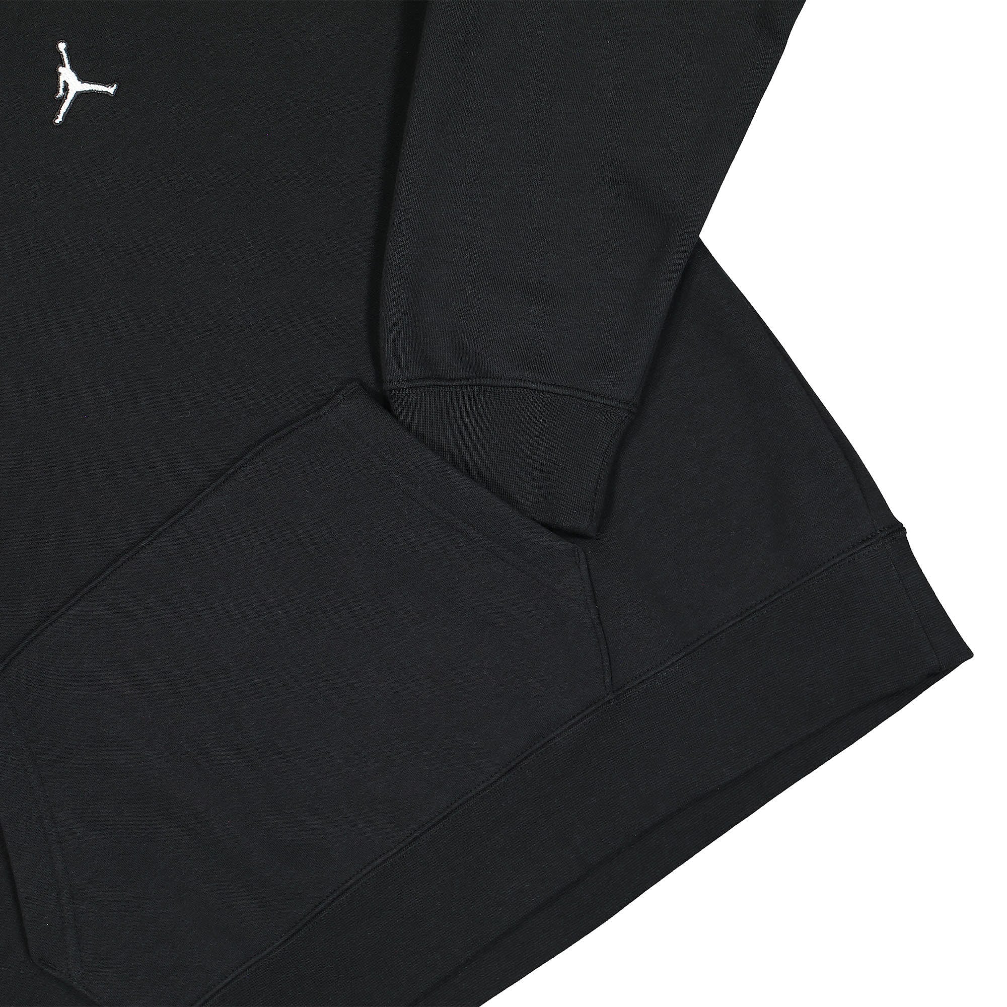 Jordan W Brooklyn Fleece Hoodie Black / White Hoodies Detailfoto | Overkill