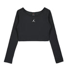 Jordan Wmns Air Jordan Flight Top Core Longsleeve Black / White Longsleeves DQ4465 010 | Overkill