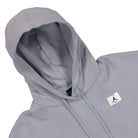 Jordan Wmns Air Jordan Flight Fleece Hoodie Cement Grey Hoodies Close-up | Overkill