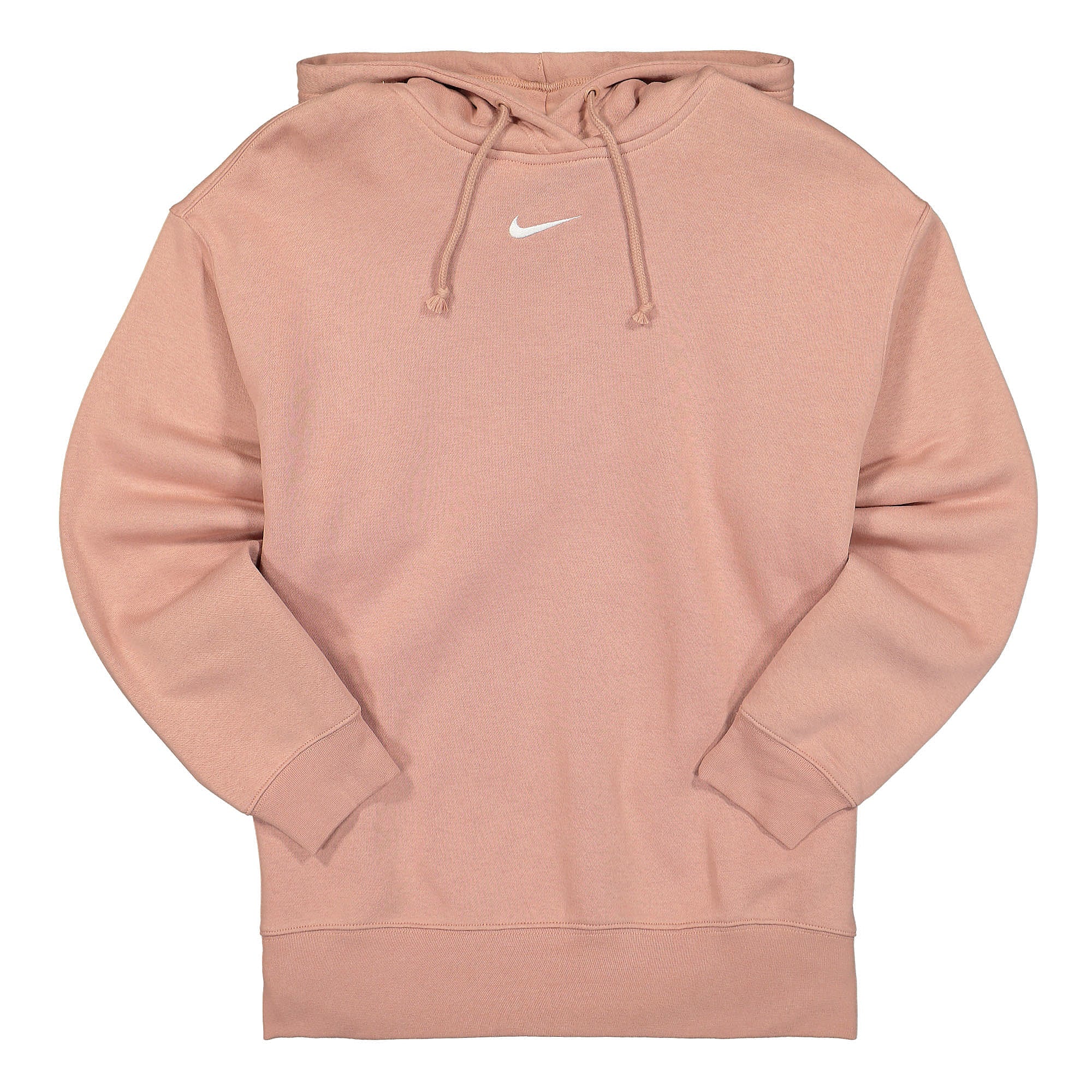 Nike Wmns NSW Essentials Collection Fleece Oversized Hoodie Rose Whisper Hoodies DQ5097 609 | Overkill
