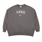 Nike Wmns Essentials Oversized Fleece Sweatshirt Cave Stone / White Sweatshirts DQ5106 289 | Overkill