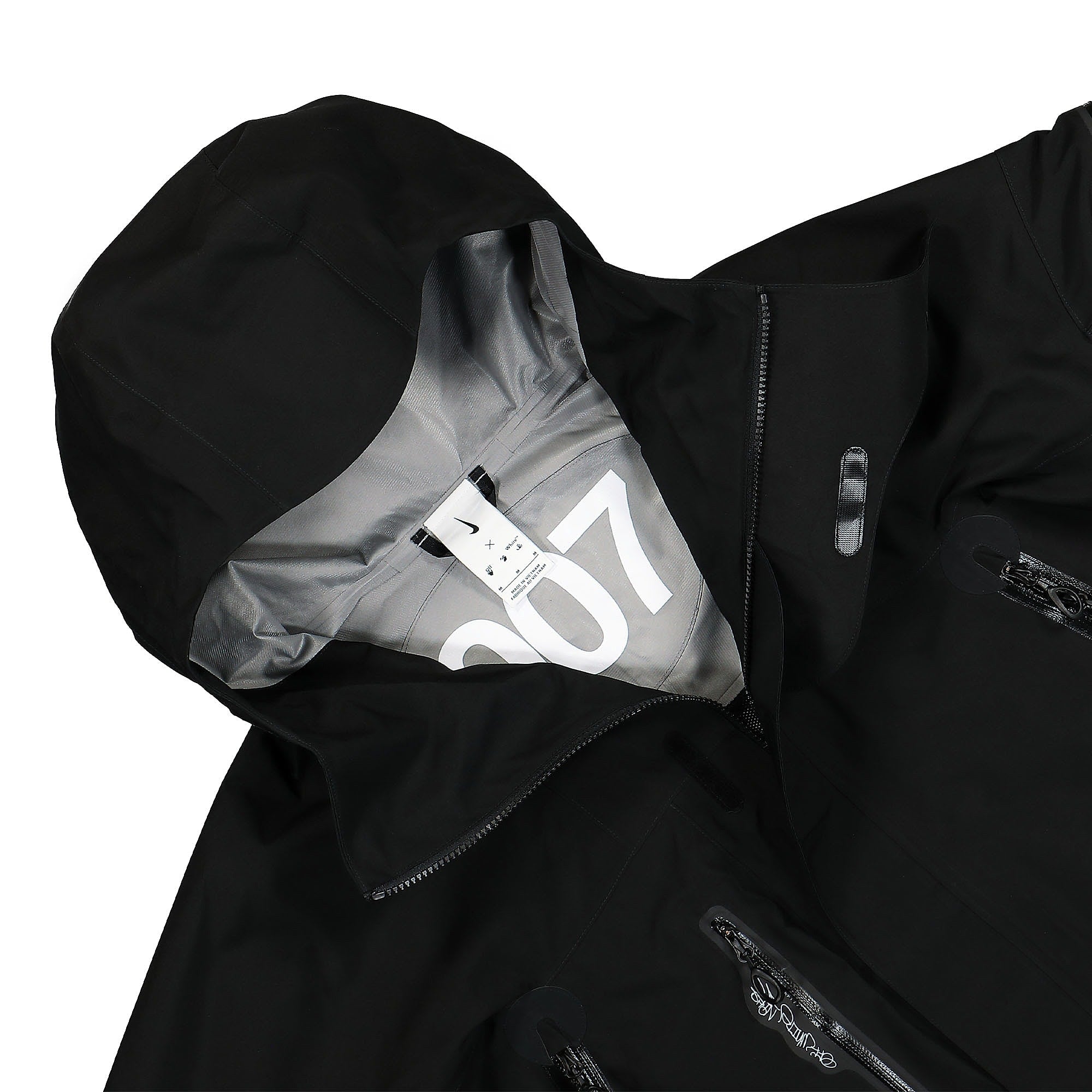 Nike Off-White x Nike NRG Jacket 2 Black Jackets Close-up | Overkill