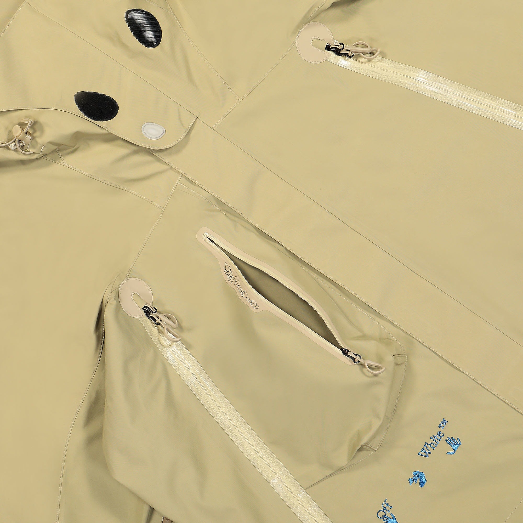 【新品】Nike Off-White コラボ NRG 空調ジャケット L イエロ Beige Nike Jacket x Off-White | SVD