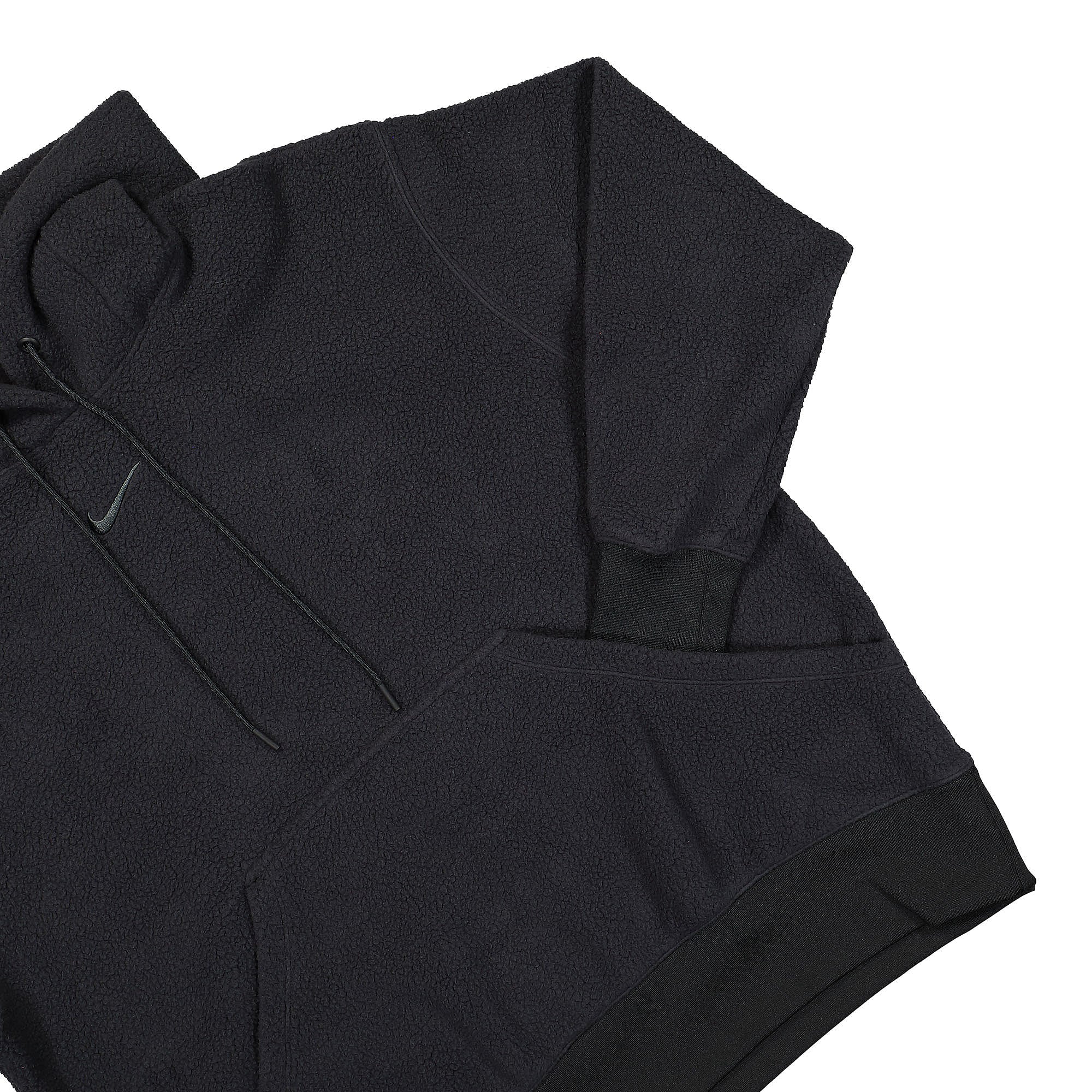 Nike Wmns NSW Plush Pullover Hoodie Black / Dark Smoke Grey Hoodies Detailfoto | Overkill