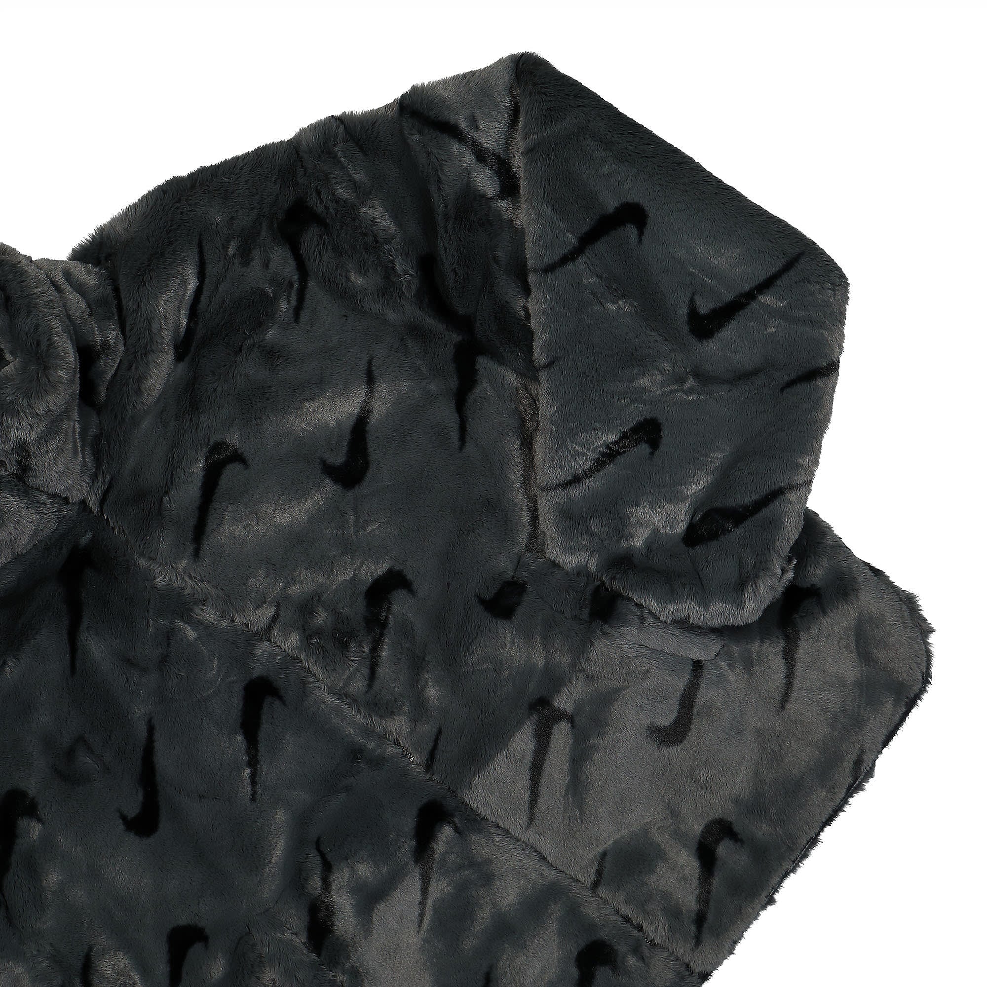 Nike Wmns Printed Faux Fur Jacket Dark Smoke Grey / Black / Black Jackets Detailfoto | Overkill