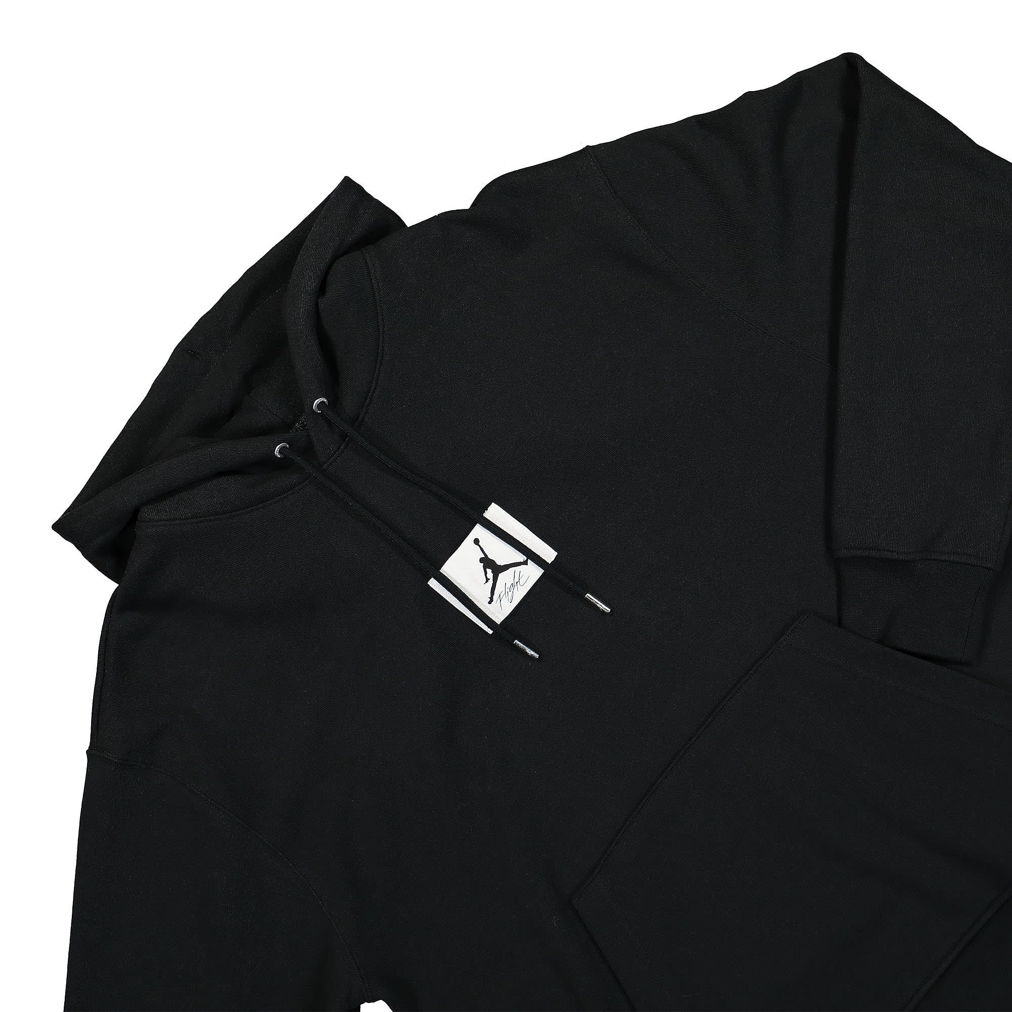 Jordan Air Jordan Flight Fleece Pullover Hoodie Black / Sail Hoodies Detailfoto | Overkill
