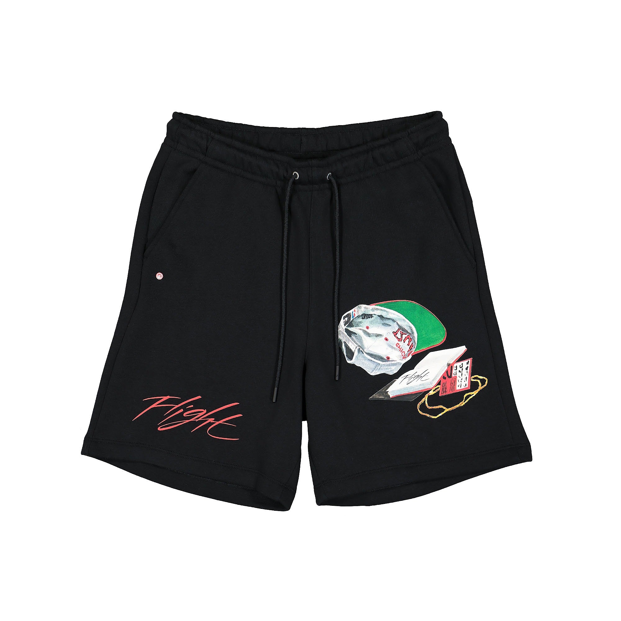 Jordan Air Jordan Artist Series Fleece Short Black / Sail / University Red Shorts DQ7542 010 | Overkill