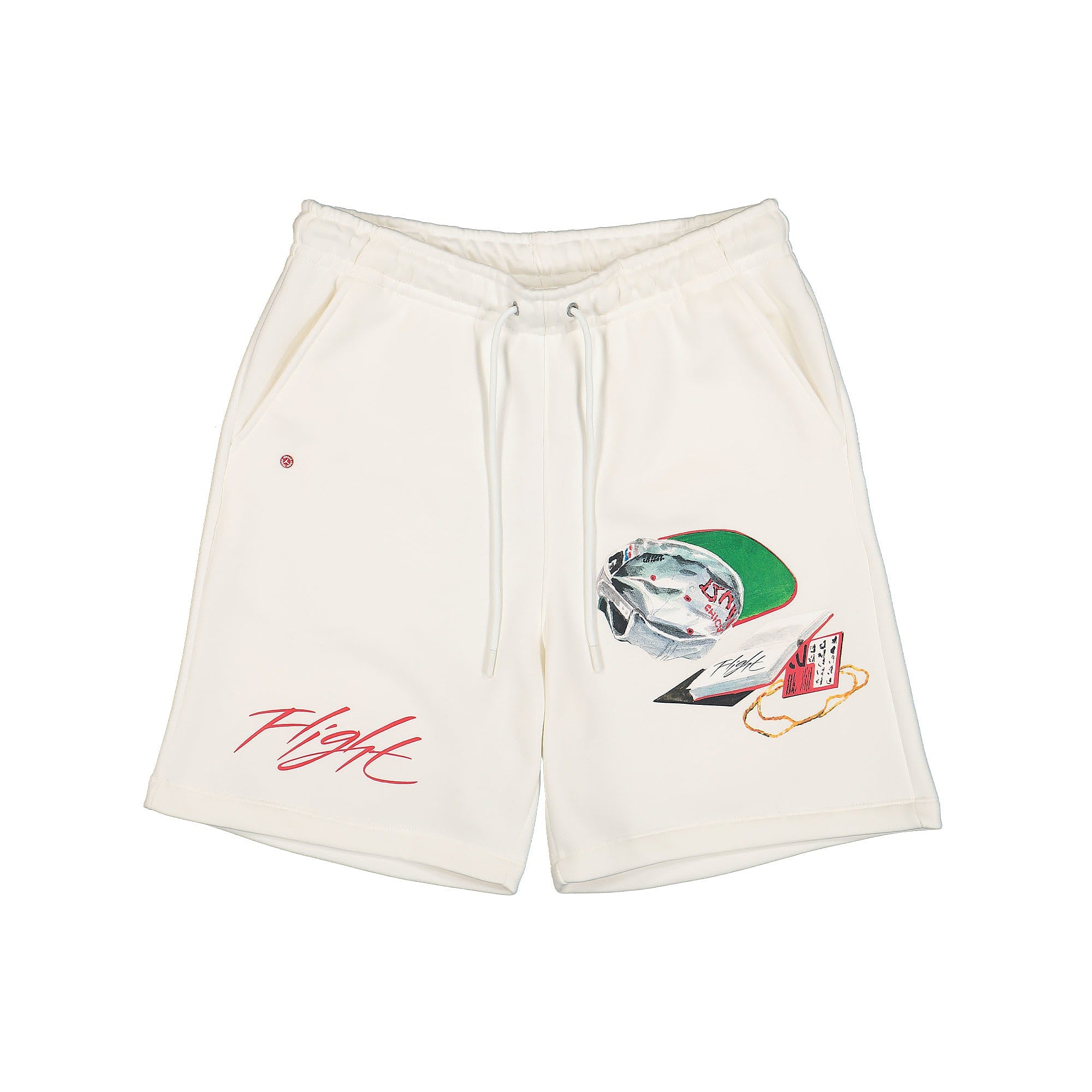 Jordan Air Jordan Artist Series Fleece Short Sail / Black / University Red Shorts DQ7542 133 | Overkill