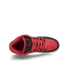 Jordan Air Jordan 1 Mid GS Black / Fire Red - White Mid Top Sneakers  Detailfoto | Overkill