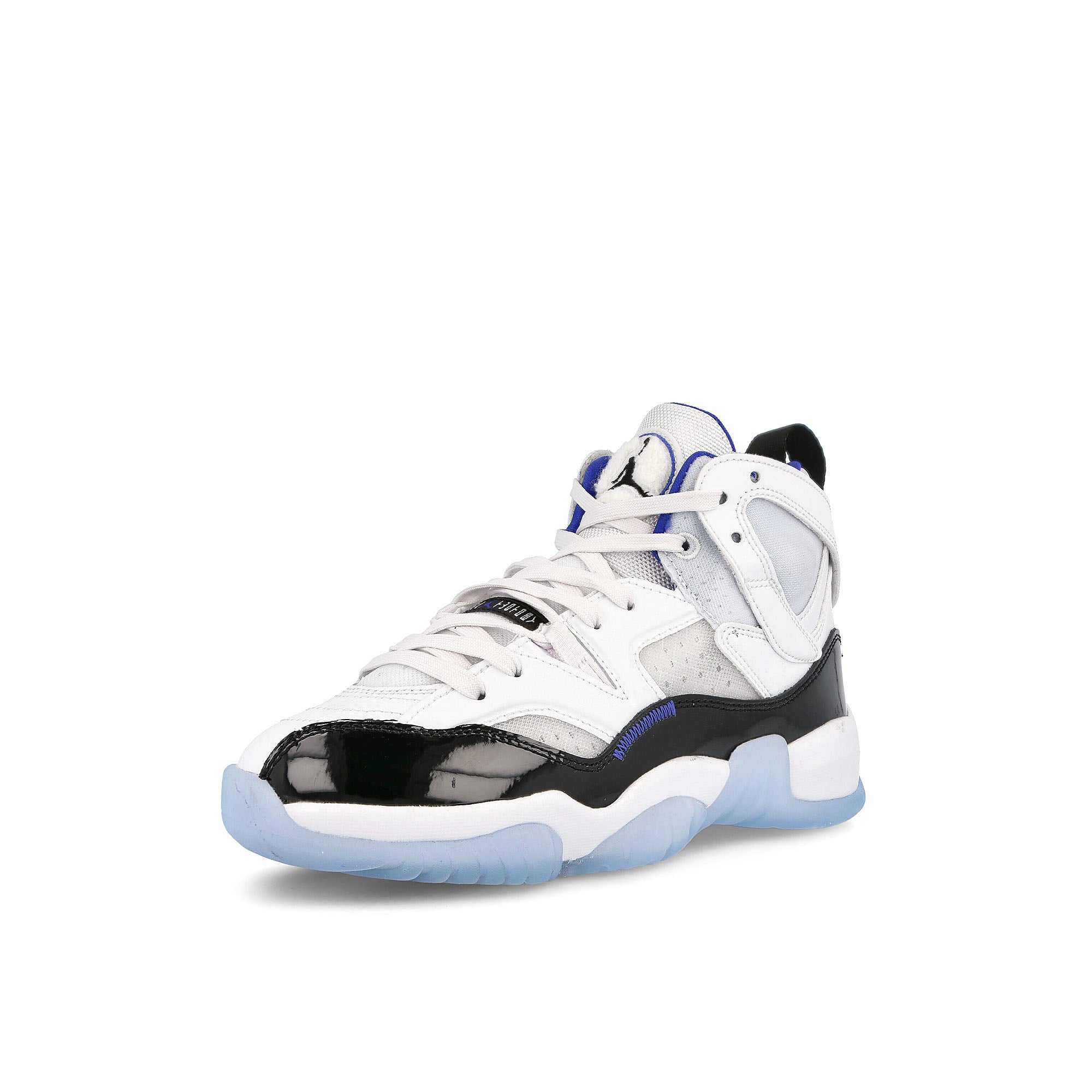 Jordan Air Jordan Jumpman Two Trey GS White / Dark Concord - Black High Top Sneakers  Close Up | Overkill