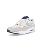 Nike wmns air max 1 amd Summit White-Light Bone - Light Smoke Grey Low Top Sneakers  Close Up | Overkill