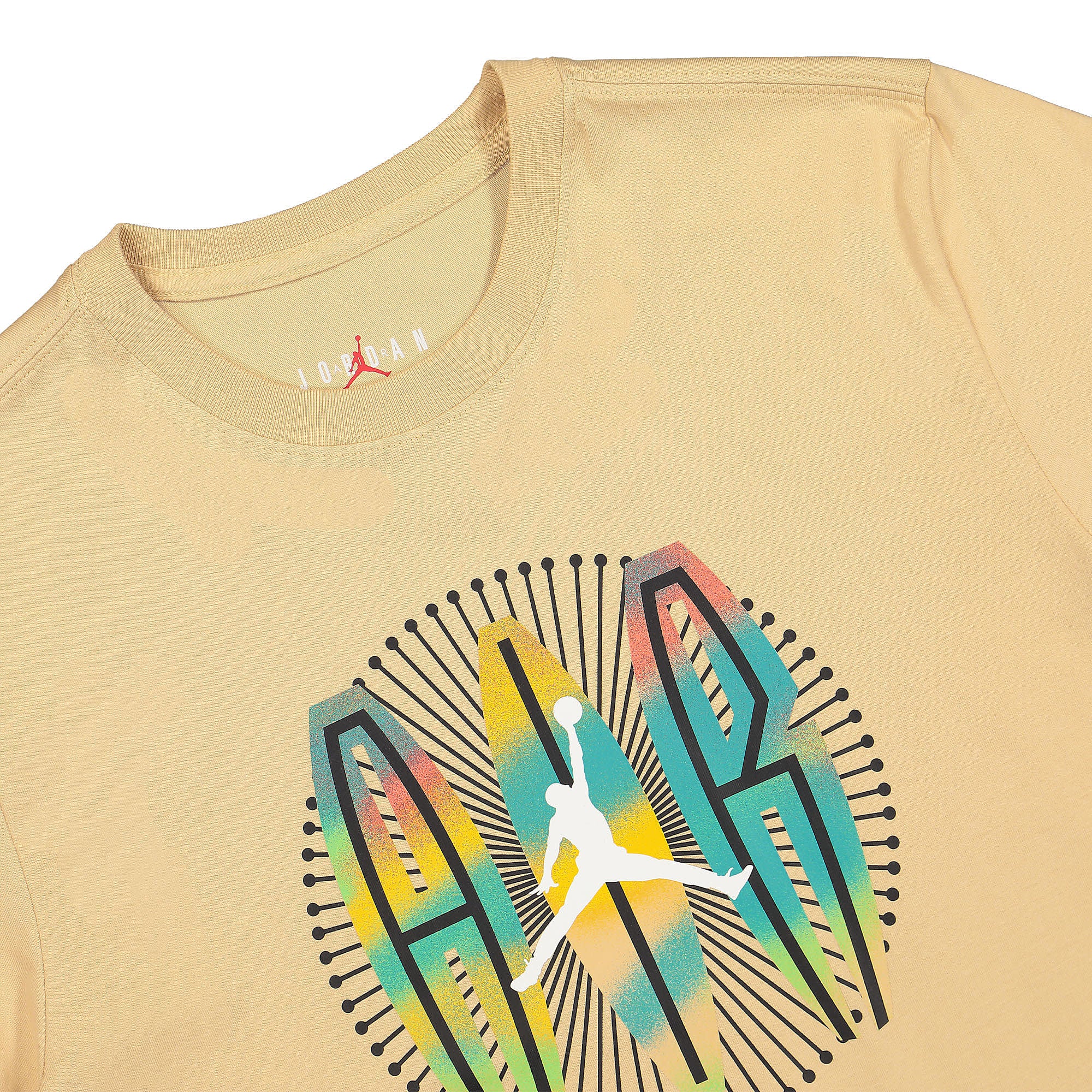 Jordan Air Jordan MVP Flight Crew Tee Sesame / Sail T-Shirts Close-up | Overkill