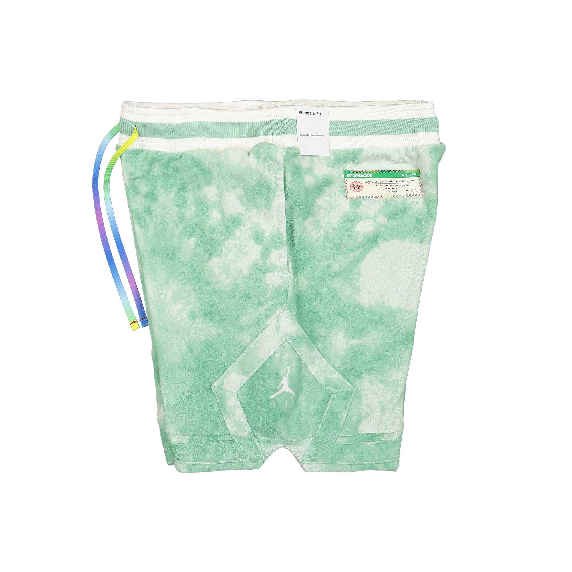 Jordan J Balvin x Air Jordan Short Jade Aura / Enamel Green Shorts Close-up | Overkill