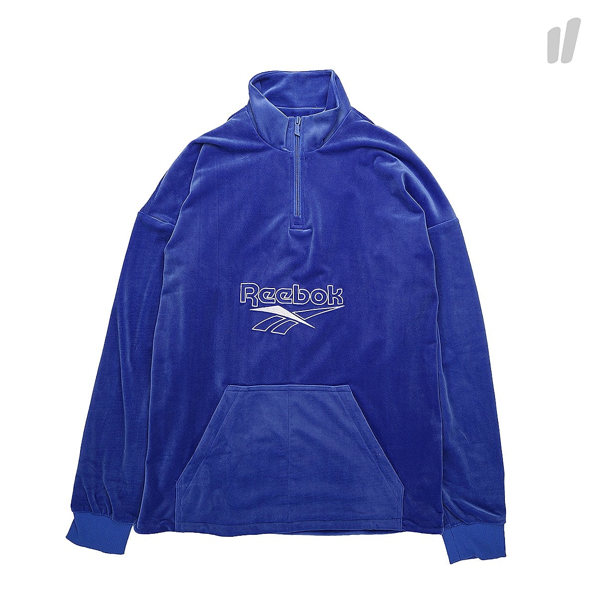 Reebok Classic Vector 1/2 Zip Blue / White Sweatshirts DT8262 | Overkill