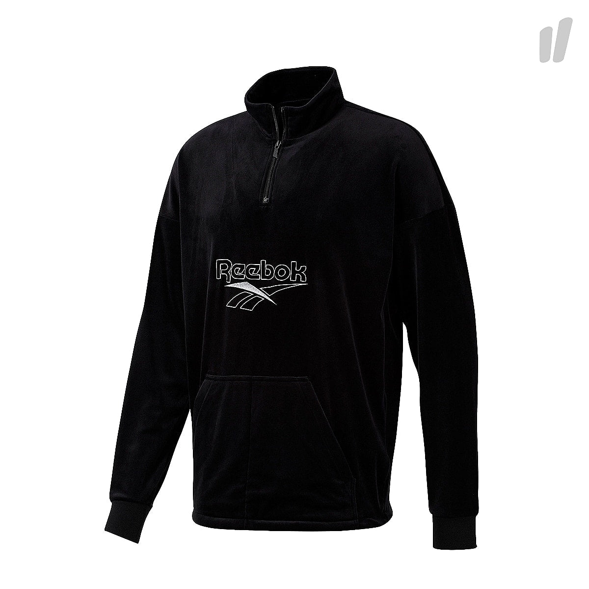 Reebok Classic Vector 1/2 Zip Black Sweatshirts DT8263 | Overkill