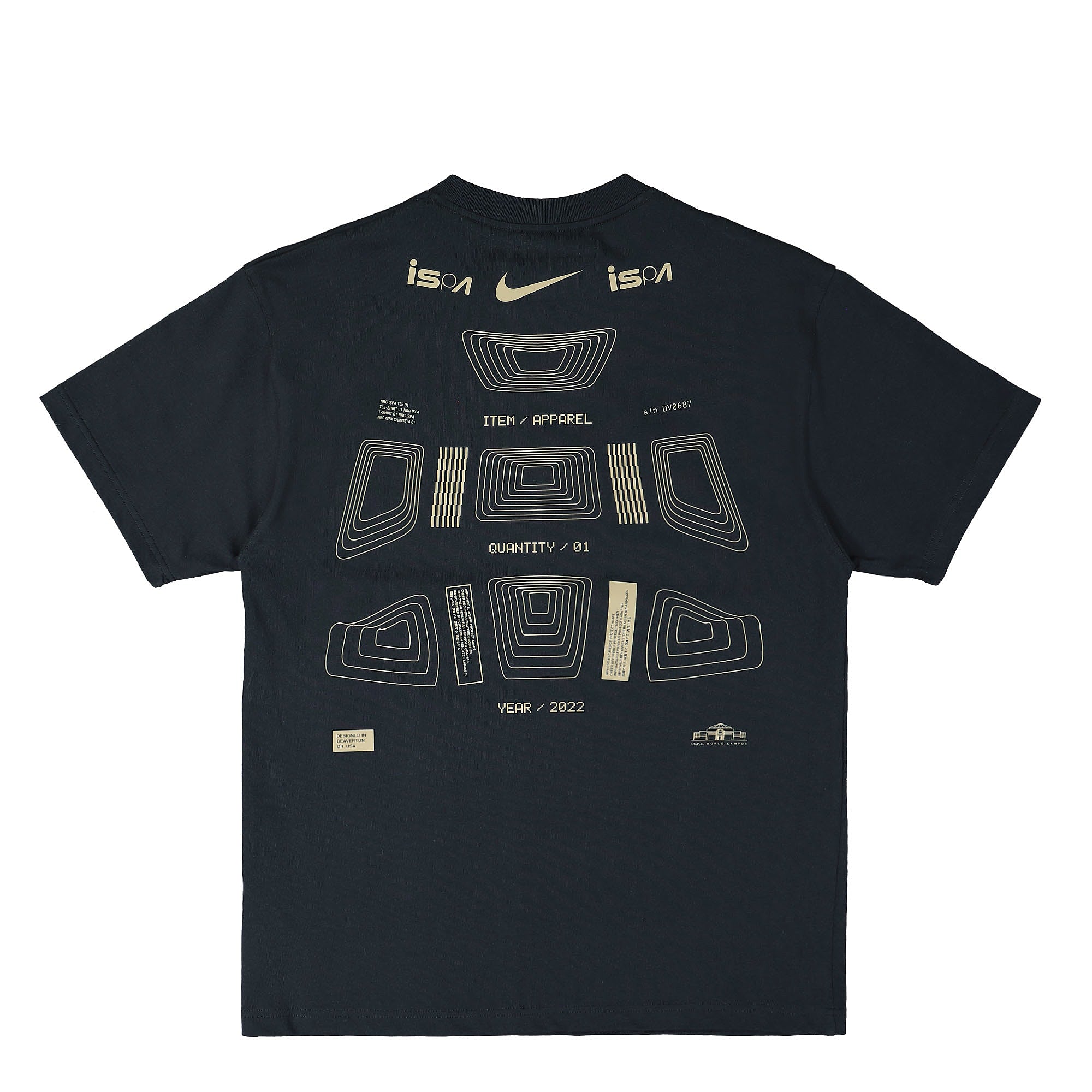 Nike NRG ISPA Graphic Tee Black T-Shirts Material | Overkill