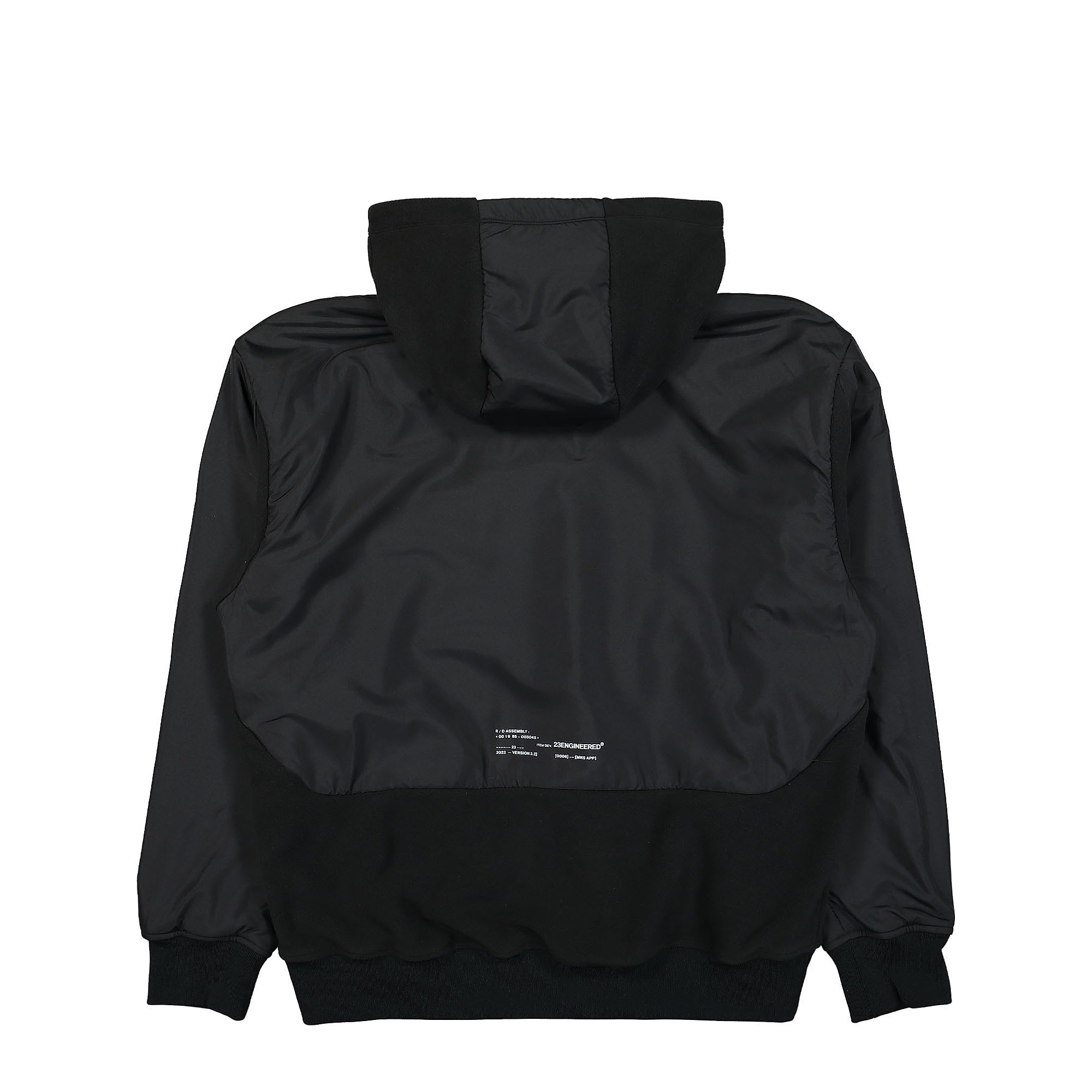 23 engineered hoodie black