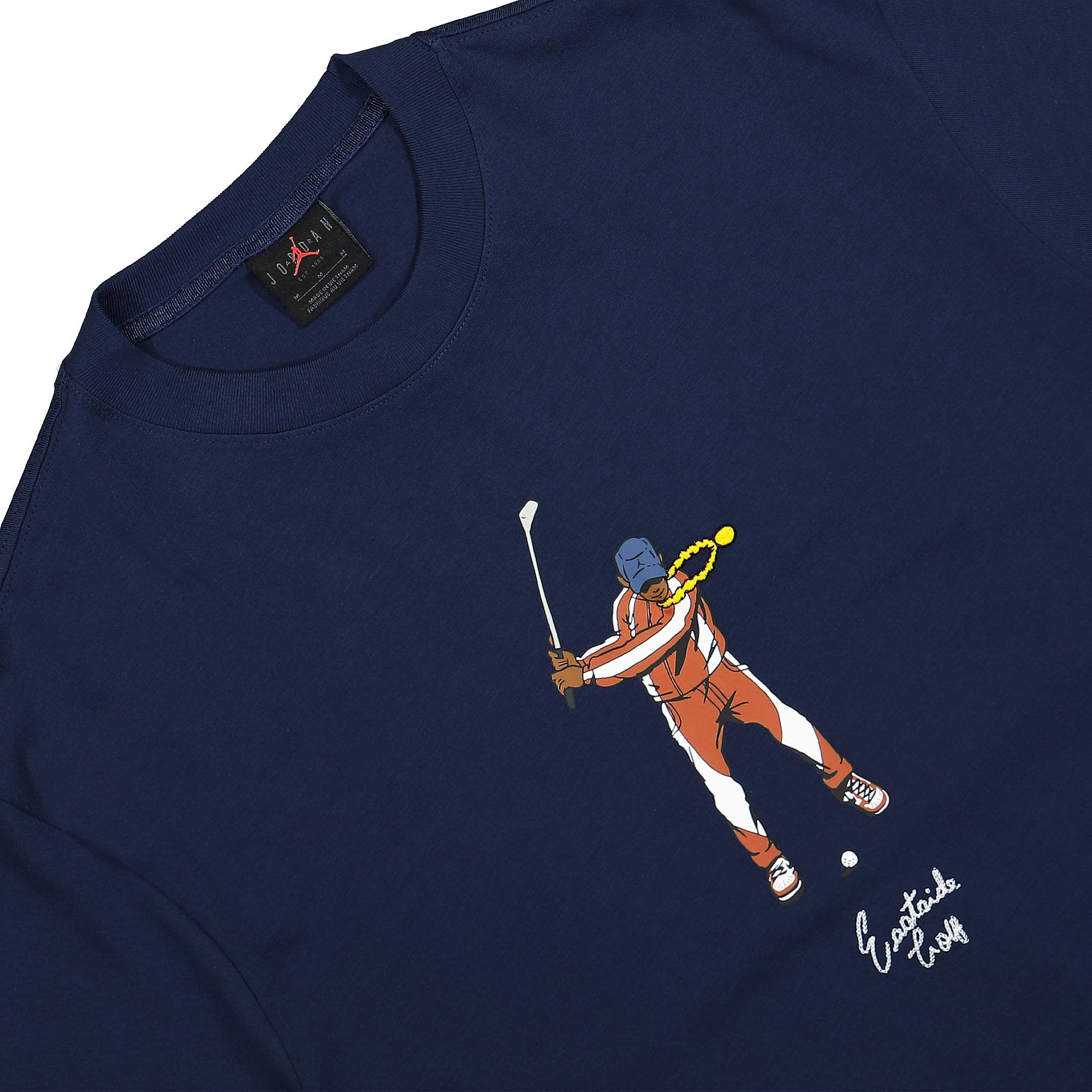 Jordan Eastside Golf x Air Jordan EG Tee Midnight Navy T-Shirts Close-up | Overkill