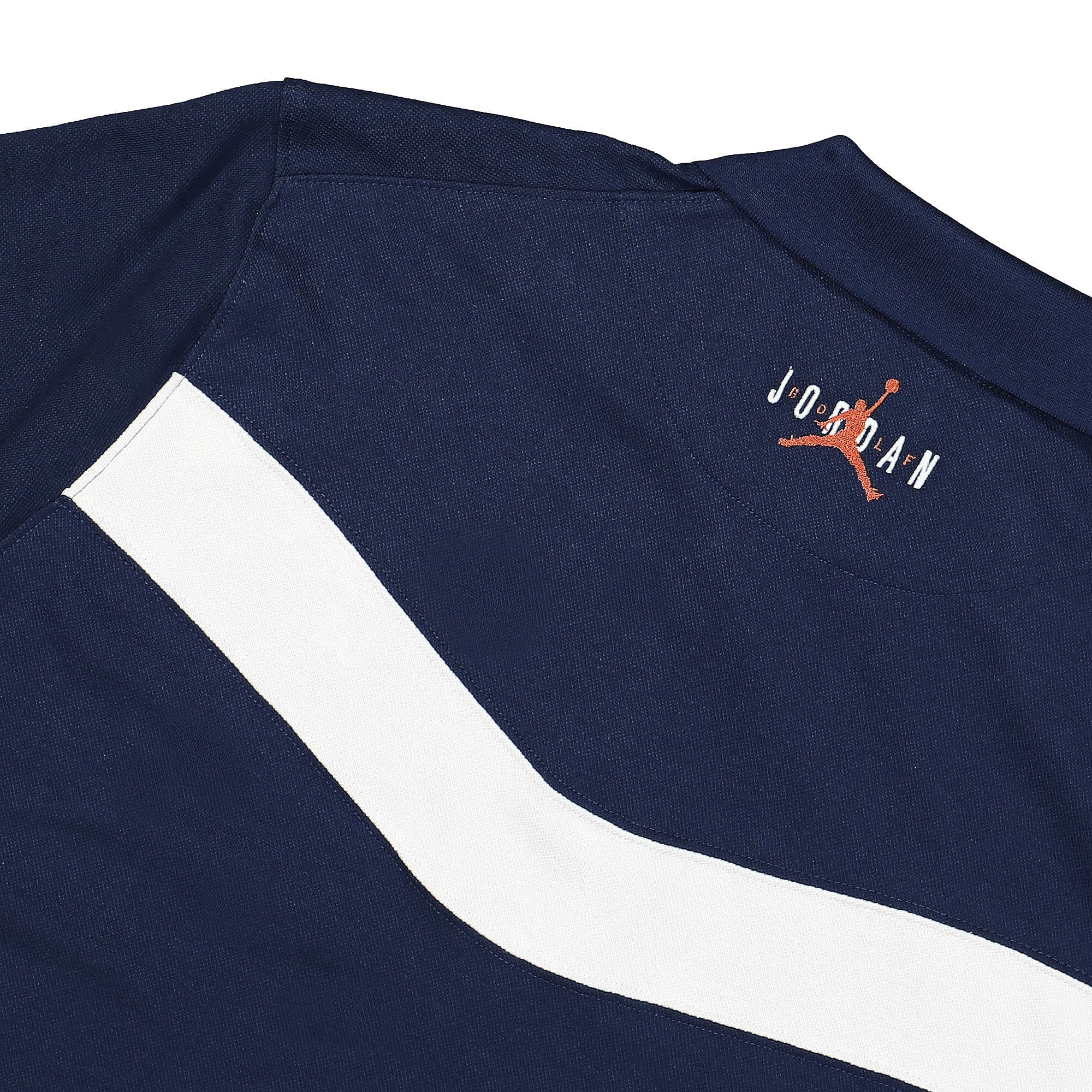 Jordan Eastside Golf x Air Jordan EG Polo Midnight Navy / White / Burnt Sunrise Polo Shirts Detailfoto | Overkill