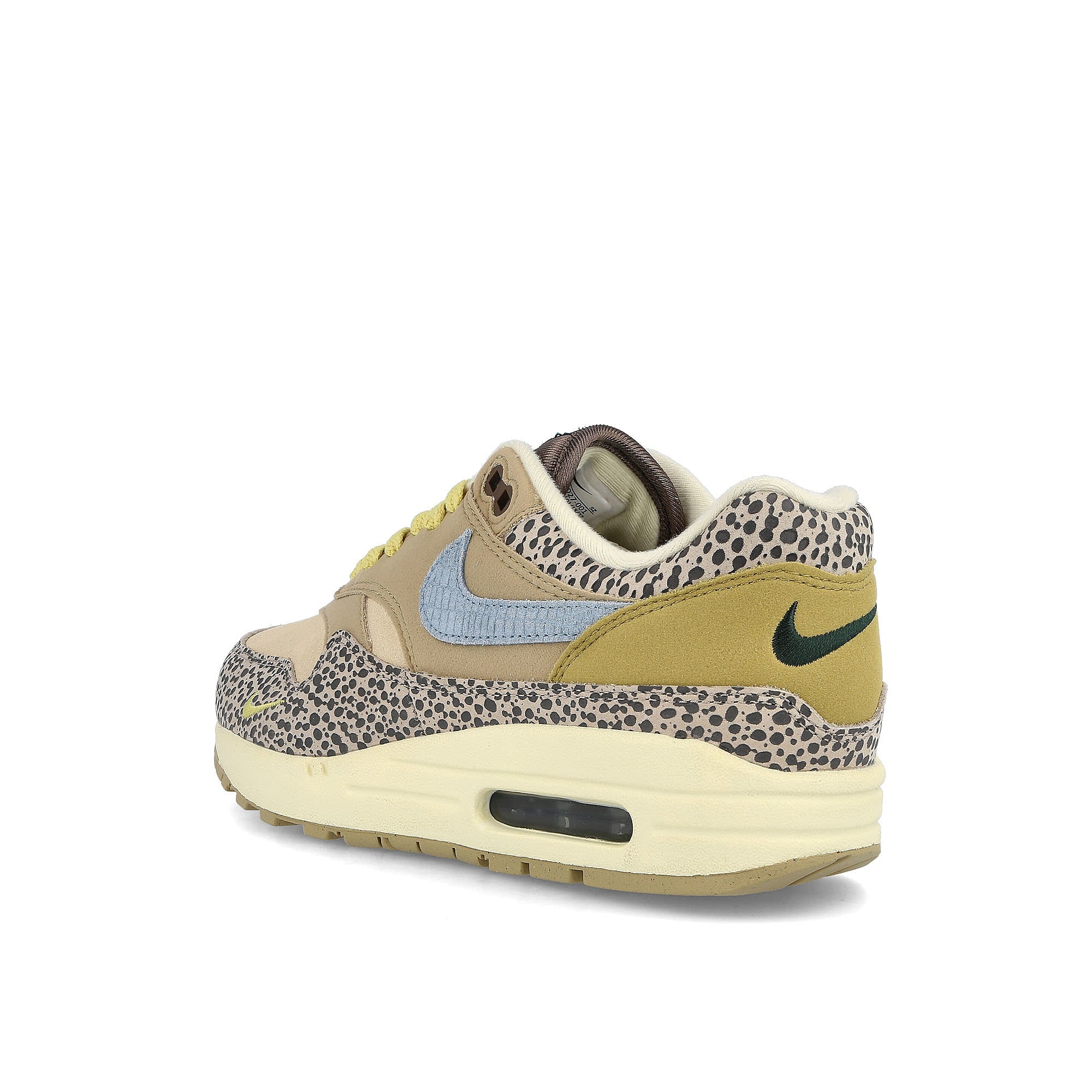 Nike wmns air max 1 Cobblestone-Worn Blue - Limestone Low Top Sneakers  Material | Overkill